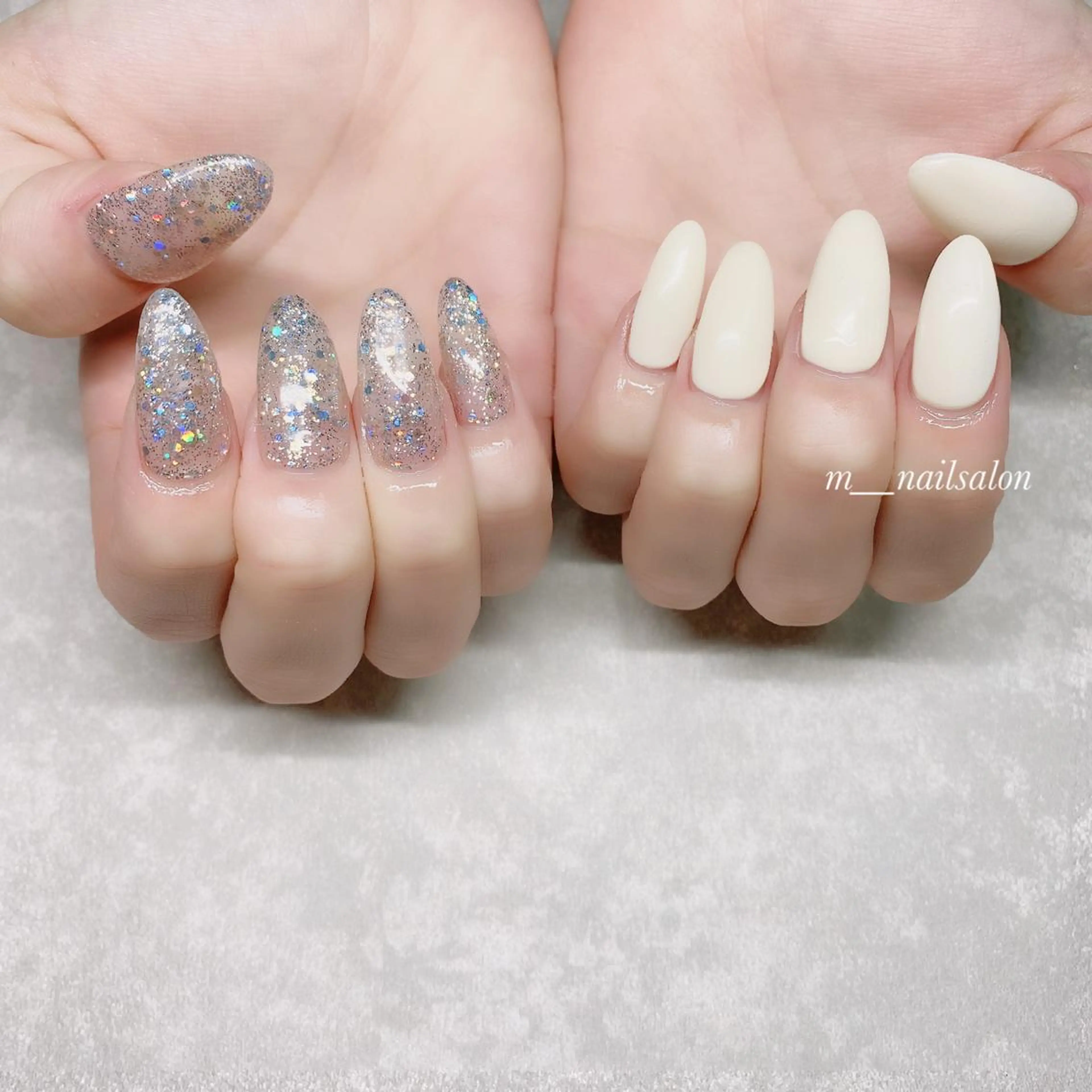 ネイル フラッシュネイル ジェルネイル 韓国ネイル マグネットネイル パラジェル merci nail所属・merci nailのネイルデザイン