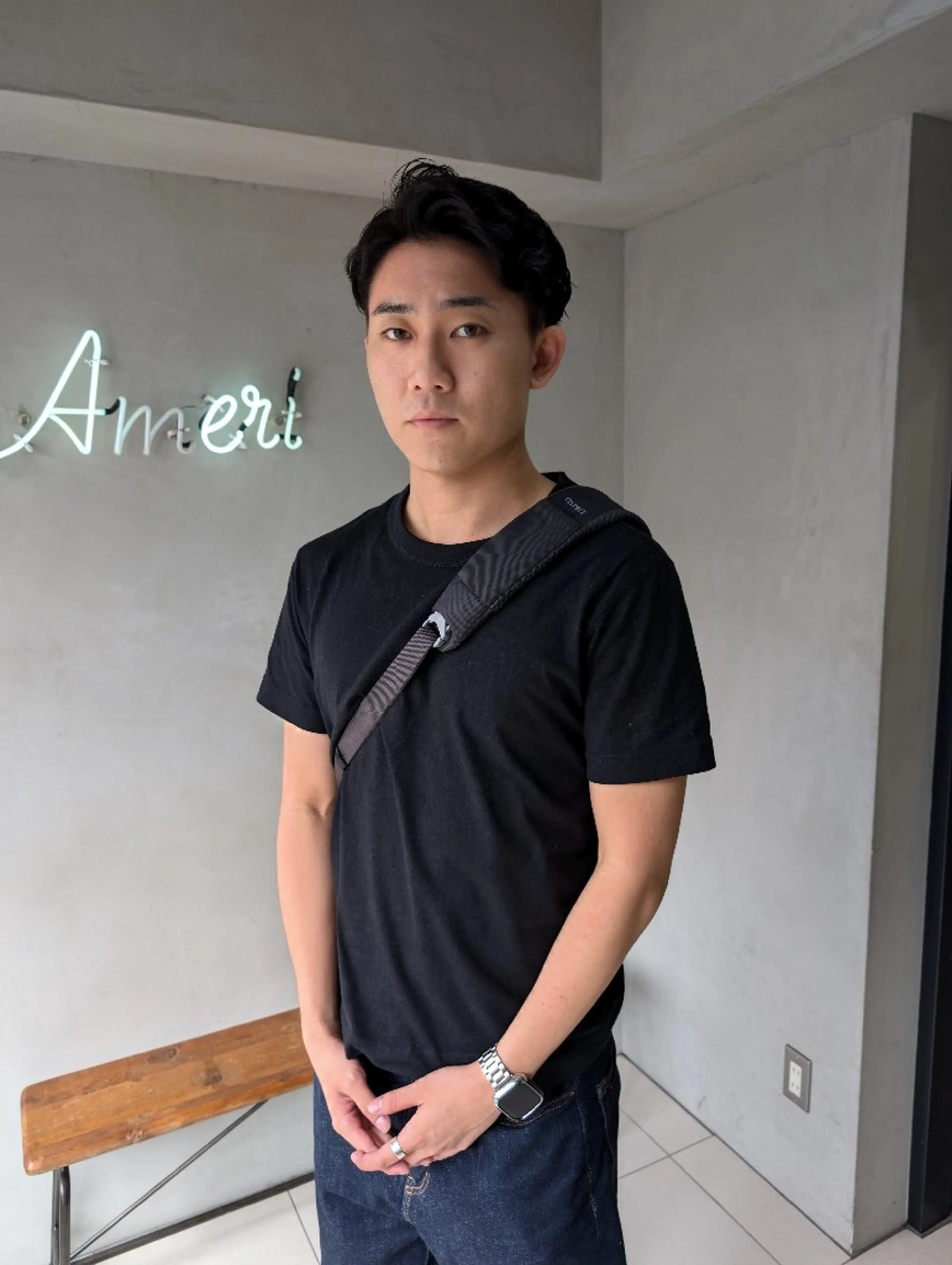 ショート カラー パーマ メンズ ヘアアレンジ カット パーマ 【韓国ヘア】 人気No.1/ユウキのヘアスタイル