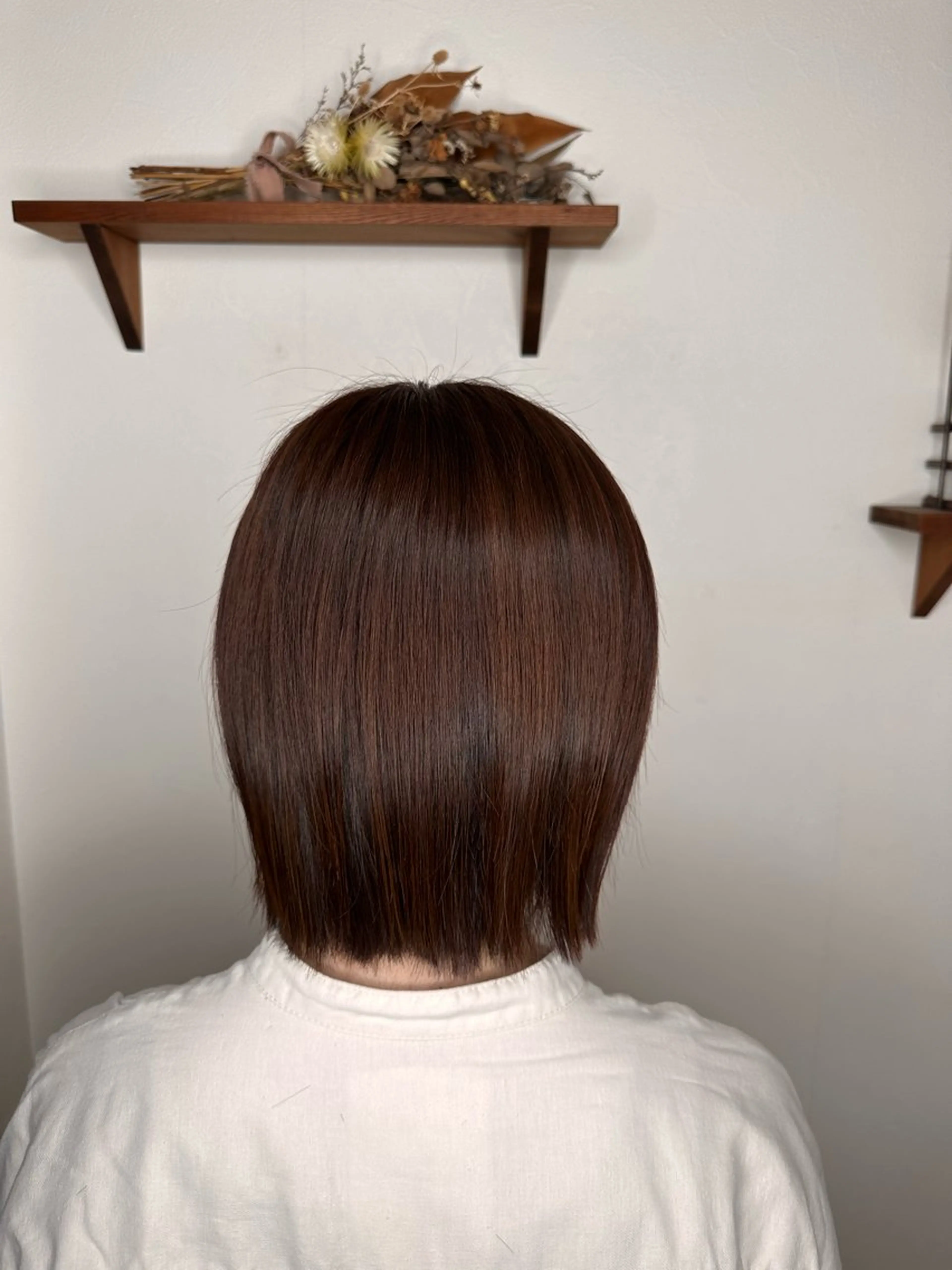 ミディアム 美容室Un所属・岡野  伊吹【縮毛矯 正/髪質改善】のヘアスタイル