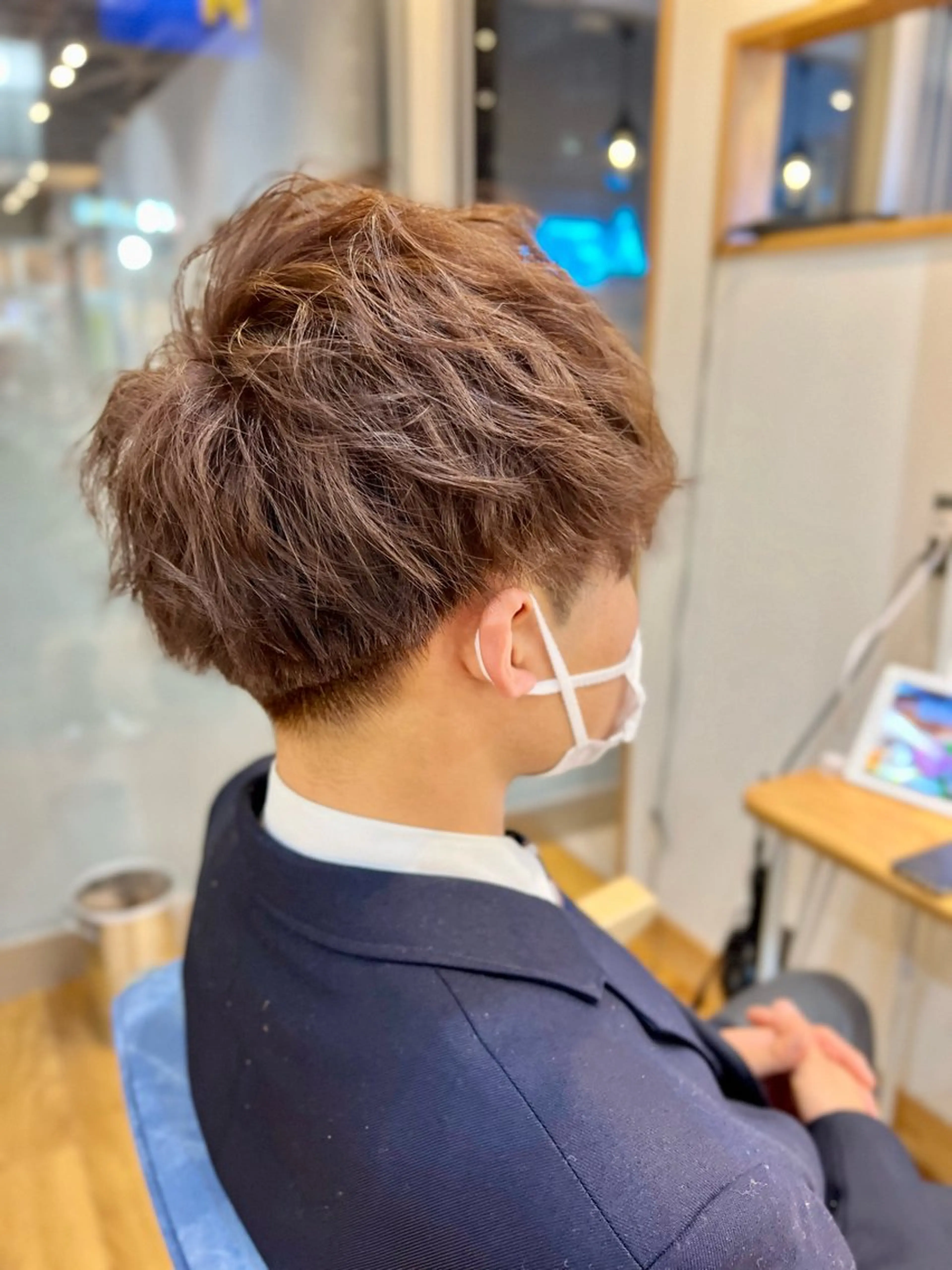 【メンズは髪型で人生変わる‼️】メンズケアパーマ&カットの写真