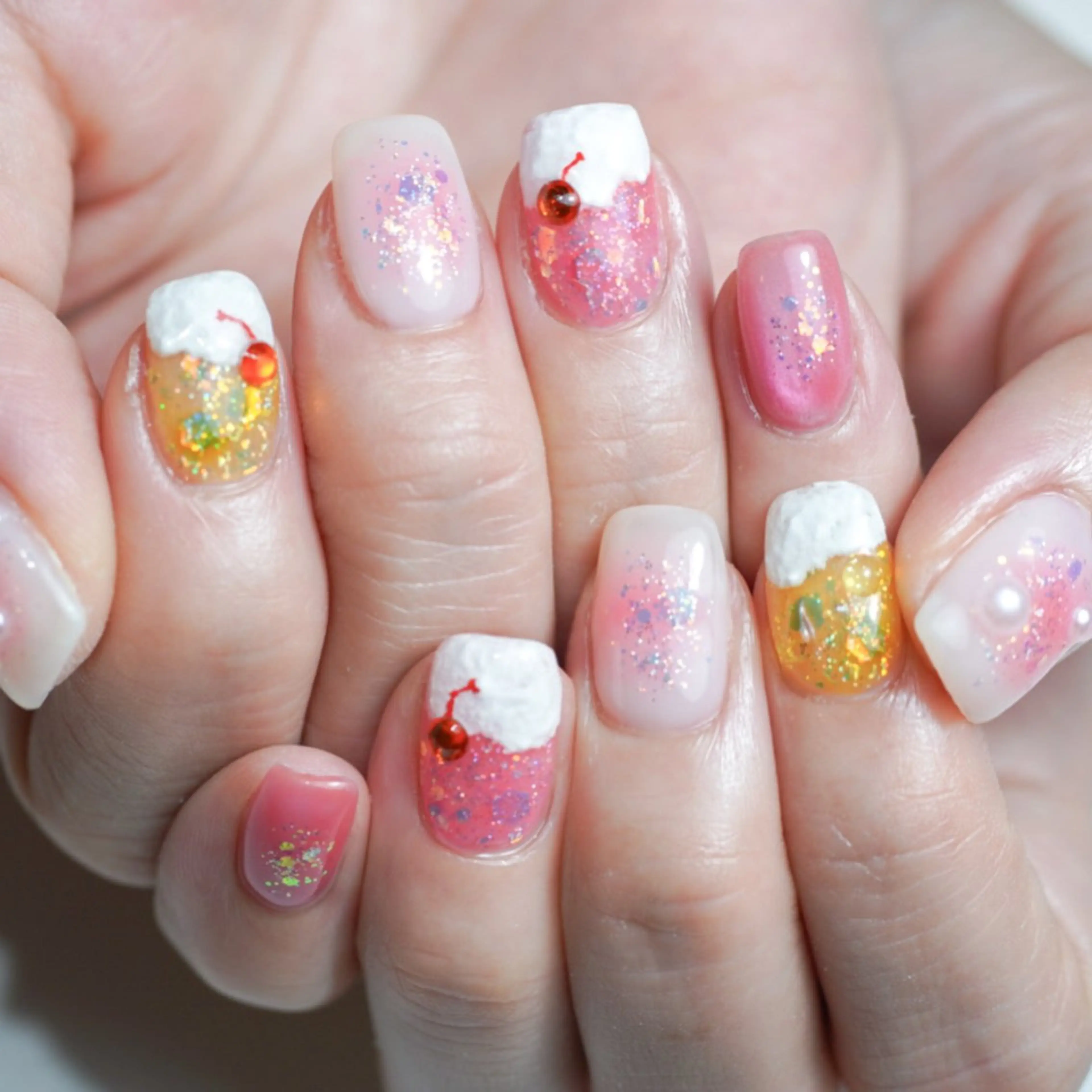 ショート ハンドネイル Re nail所属・Re nailのネイルデザイン