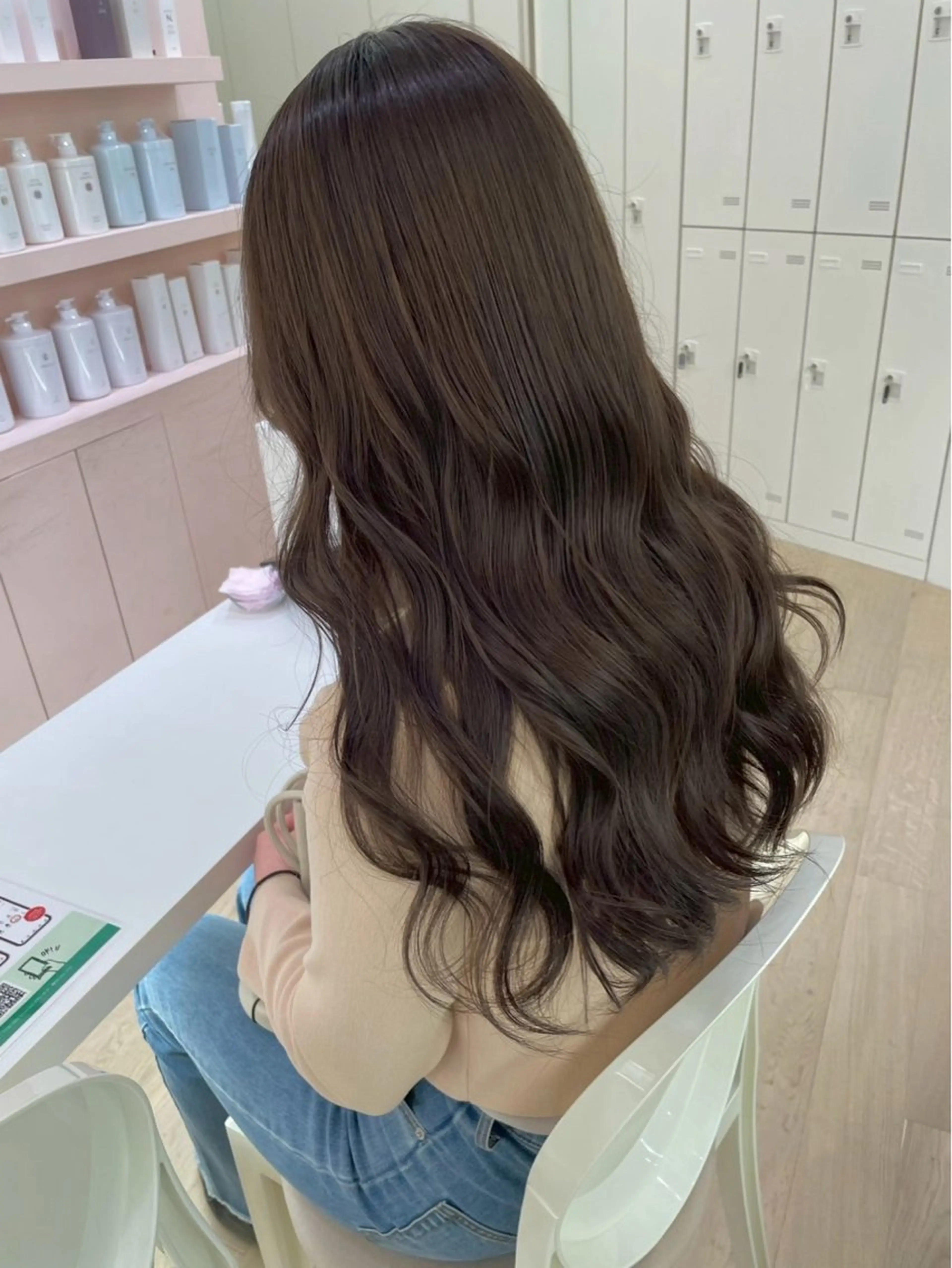 ロング カラー ヘアカラー トリートメント ParveMix🎀 稲垣詞葉のヘアスタイル