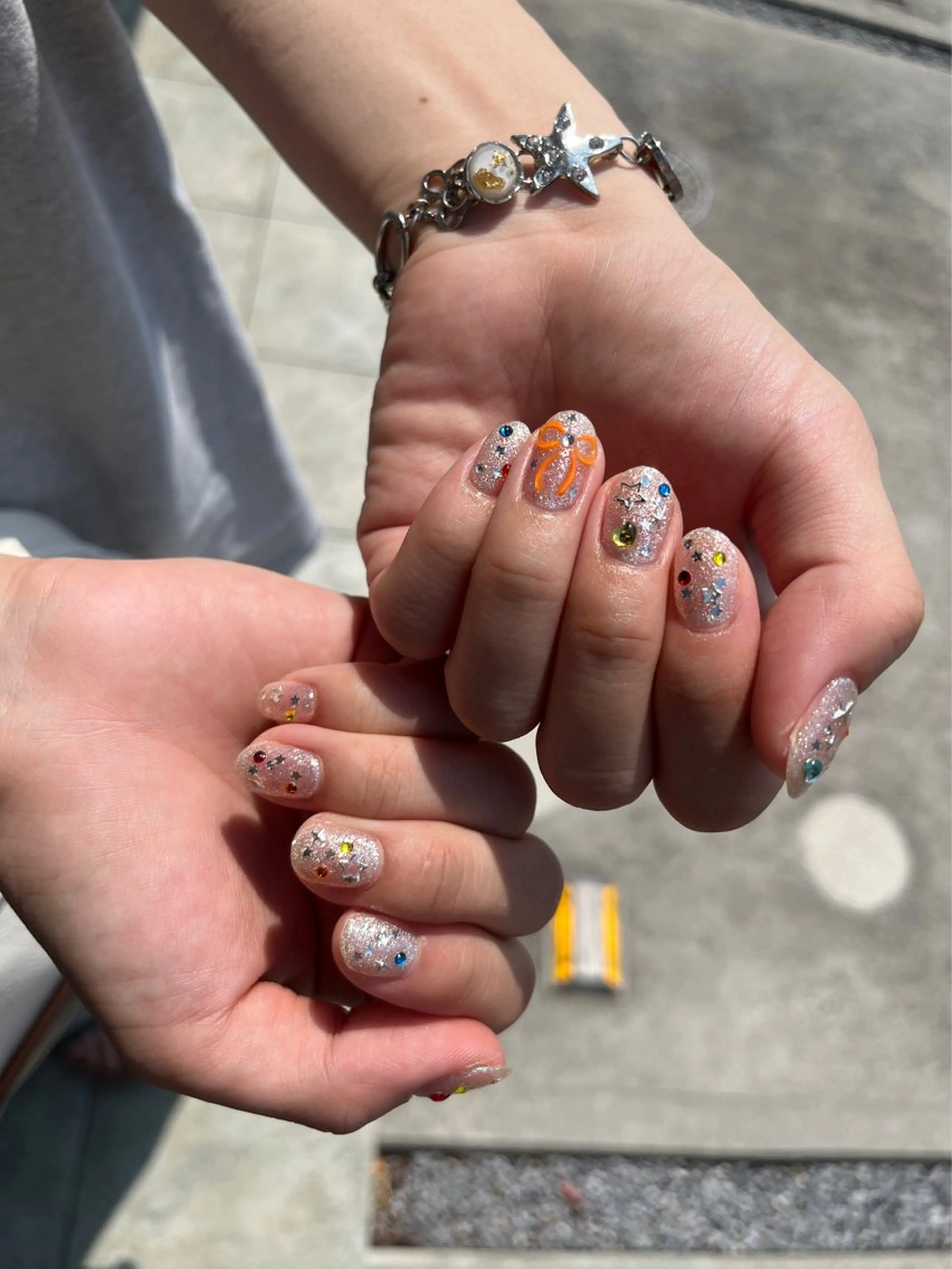 ネイル キラキラネイル ハンドネイル エレン 南越谷のネイルデザイン