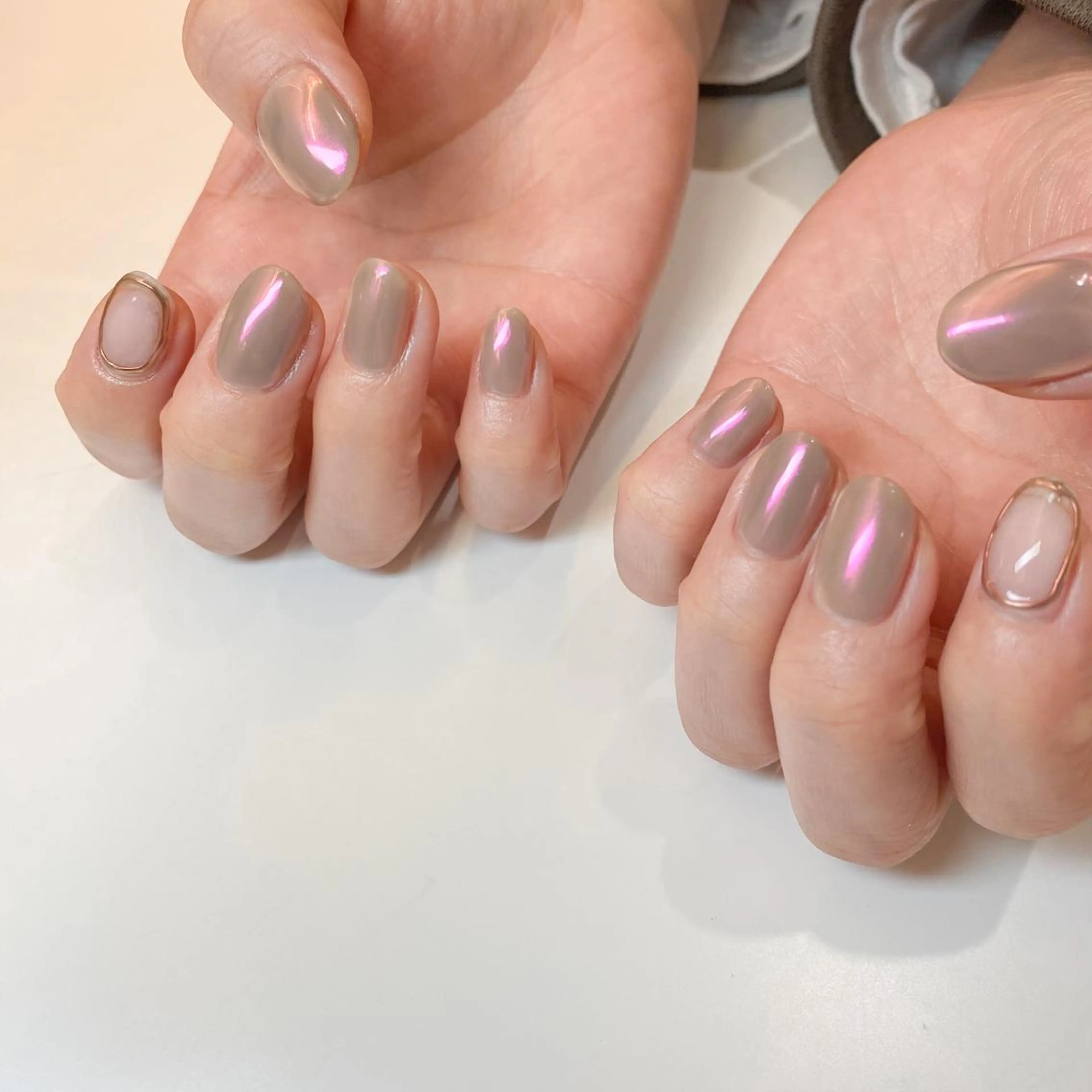 ネイル ミラーネイル タカハシ ☆パラジェルのネイルデザイン