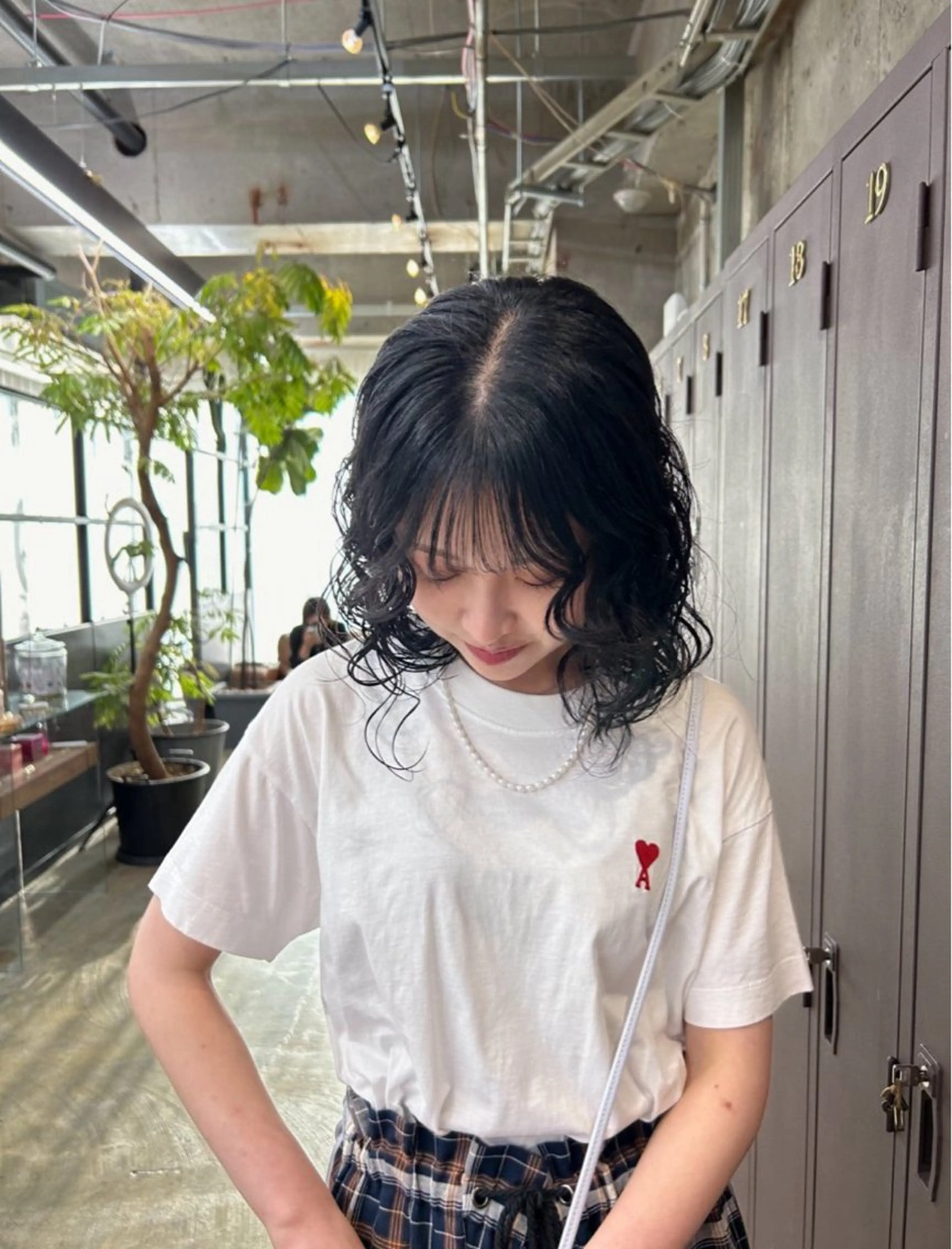 パーマ 森田遥奈/透明感カラ ー/似合わせカットのヘアスタイル