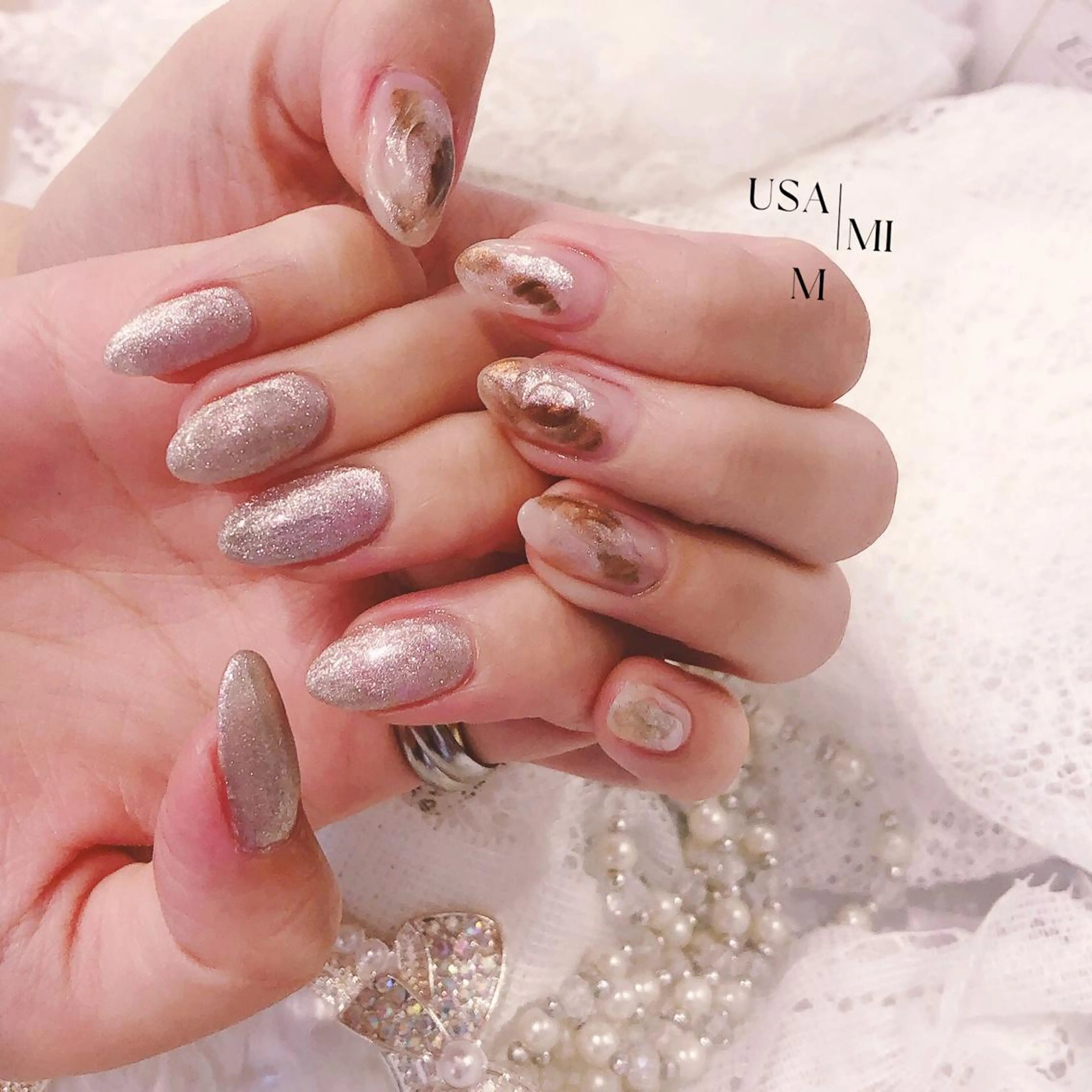 ネイル ハンドネイル USAMiMi 🐰💕のネイルデザイン