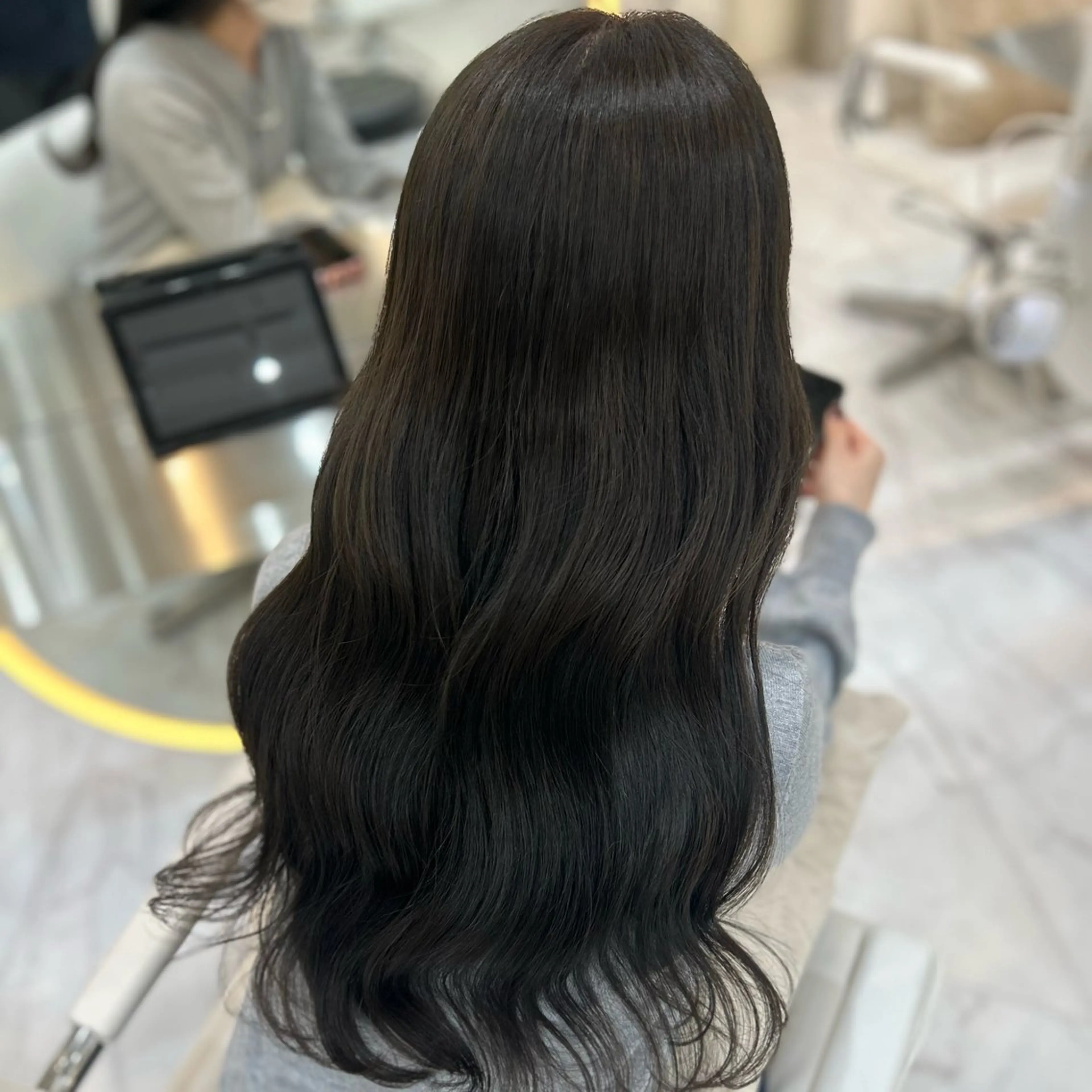 ロング カラー グレージュ ヘアカラー カラーモデル様募集中 ♡𝑨𝒊のヘアスタイル