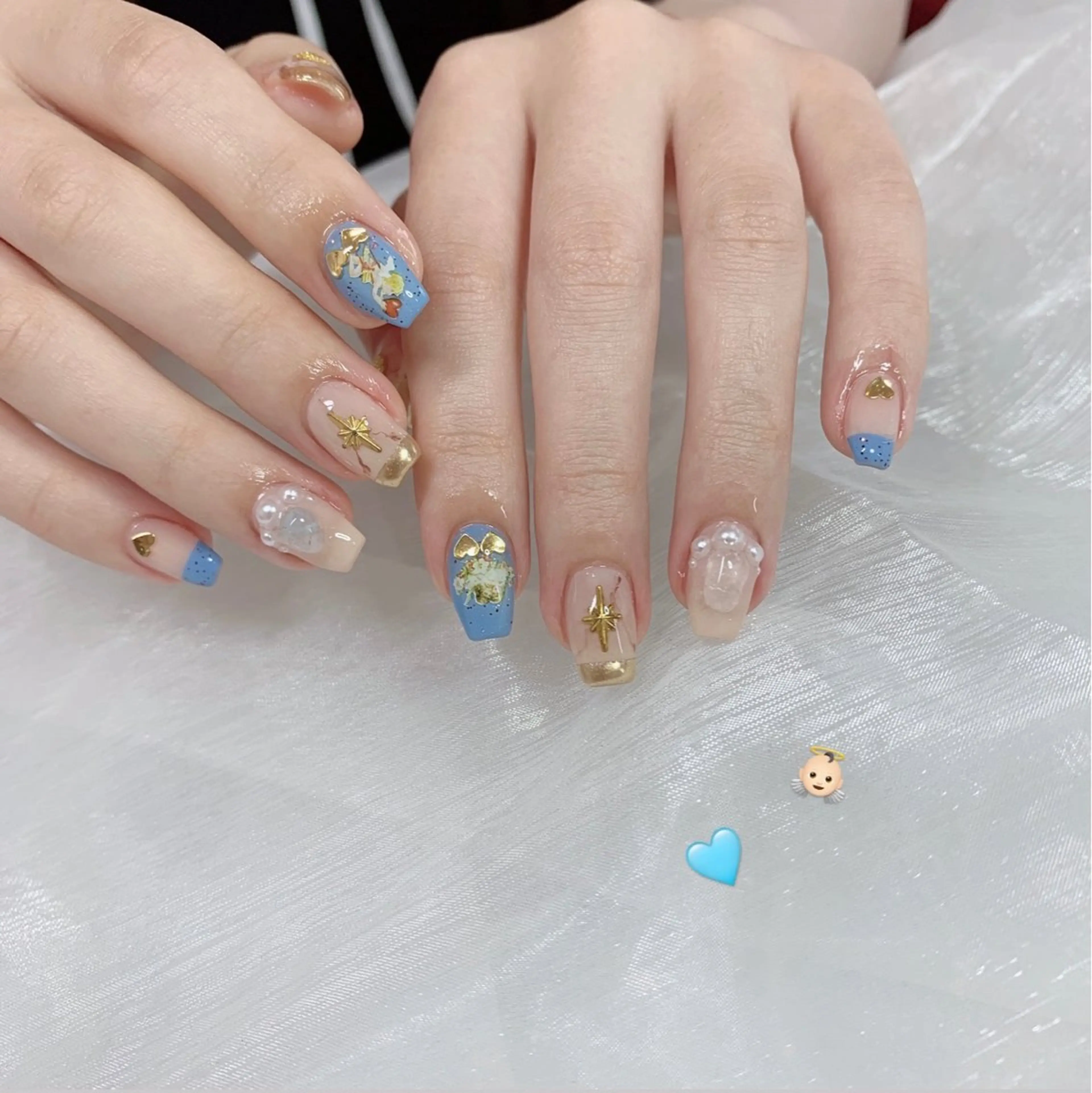 ネイル ハンドネイル La neige* yuki 🥯🍑のネイルデザイン