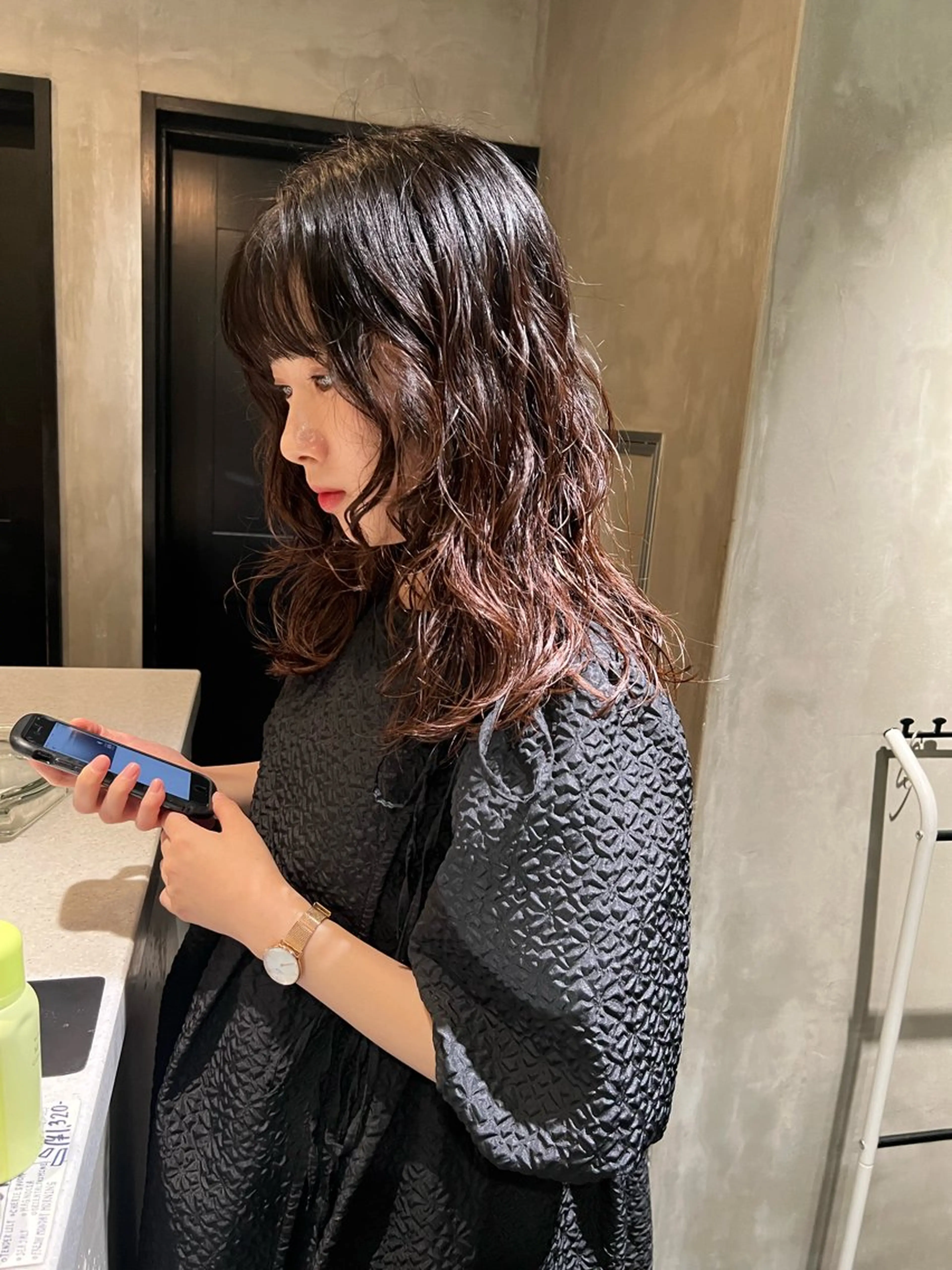 セミロング パーマ カット パーマ トリートメント アンニュイヘア🪽 ayumiのヘアスタイル