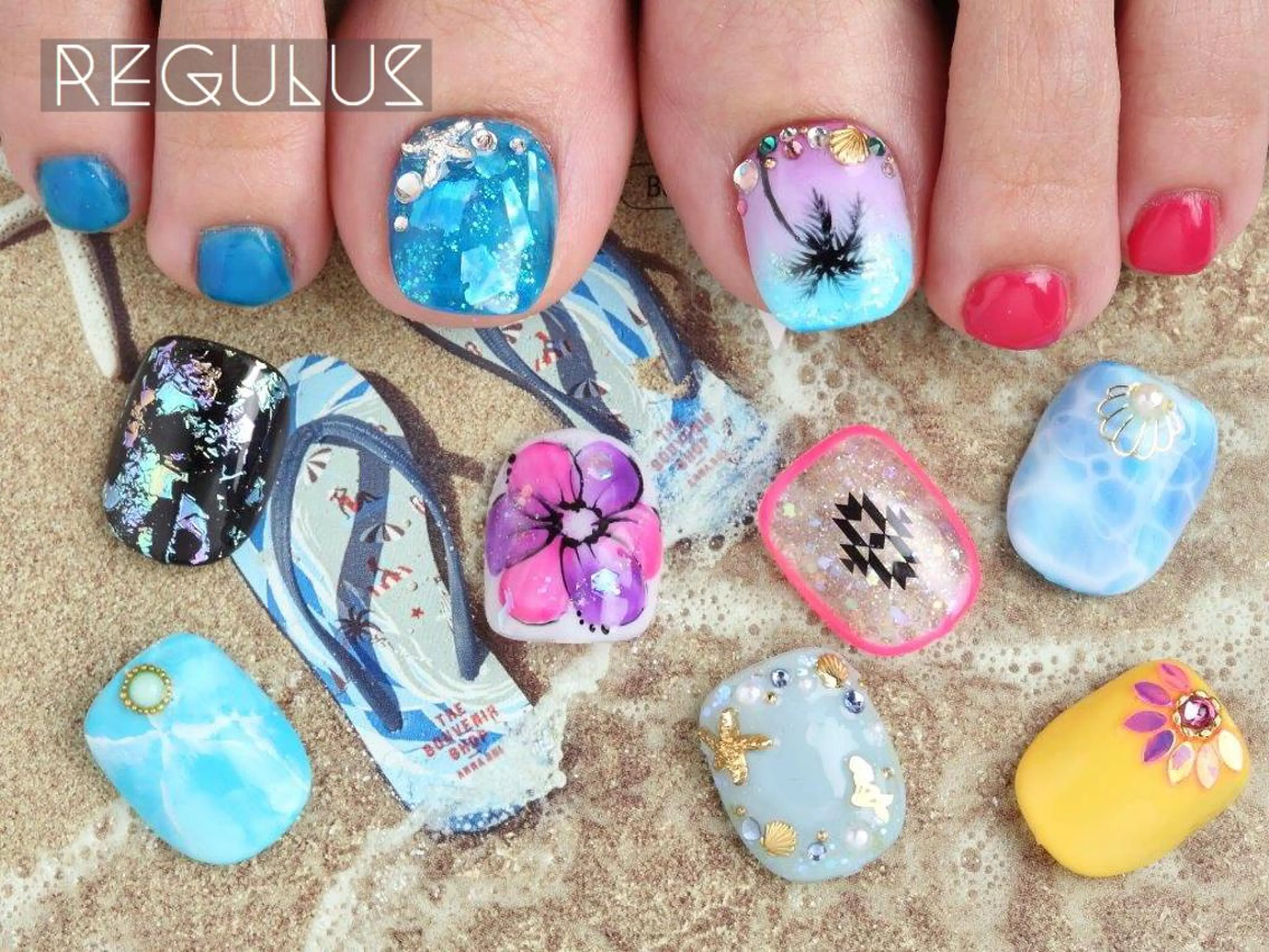 ネイル アートネイル ワンカラーネイル Regulus 西川のネイルデザイン