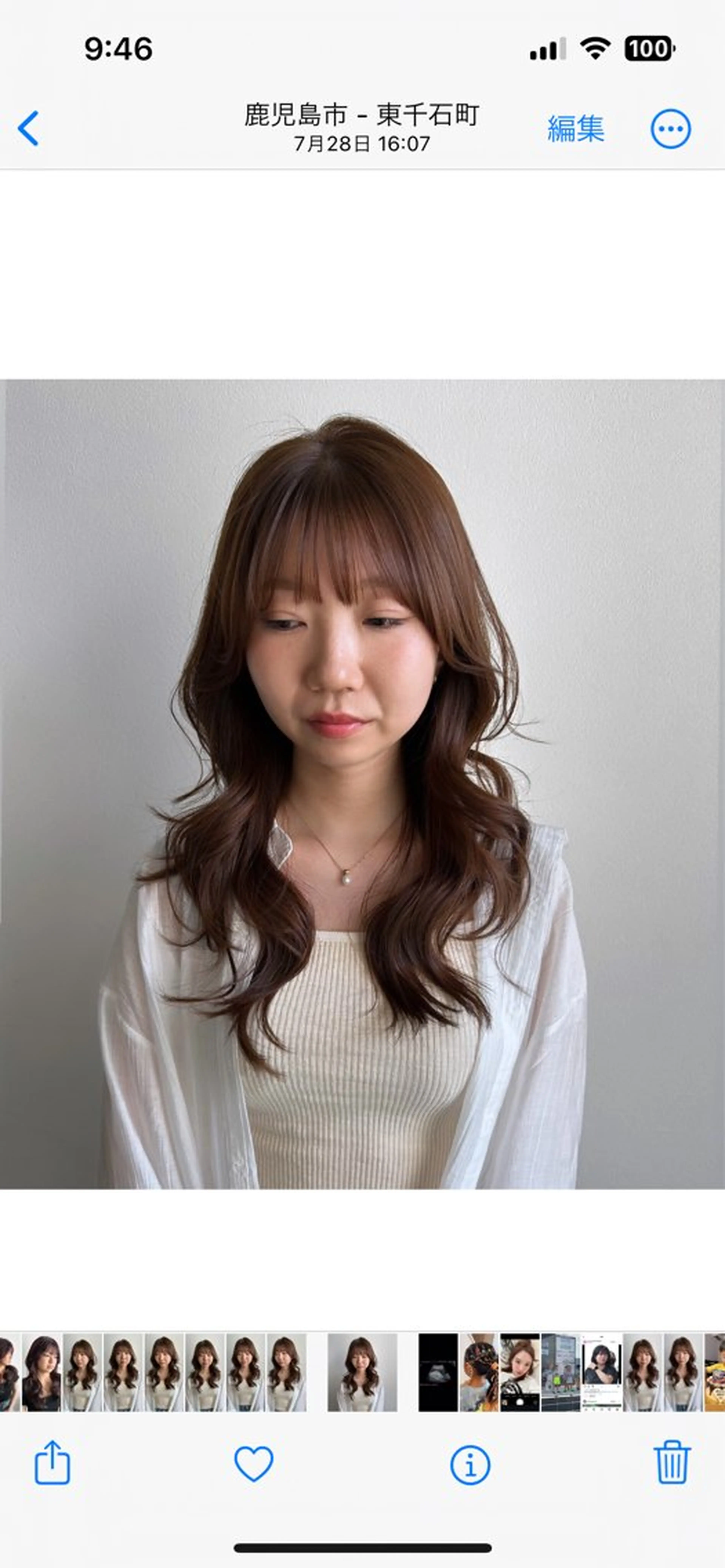 ロング カラー ハイレイヤー レイヤーカット ロング カット ヘアカラー risako🇰🇷 韓国ヘア/レイヤーのヘアスタイル