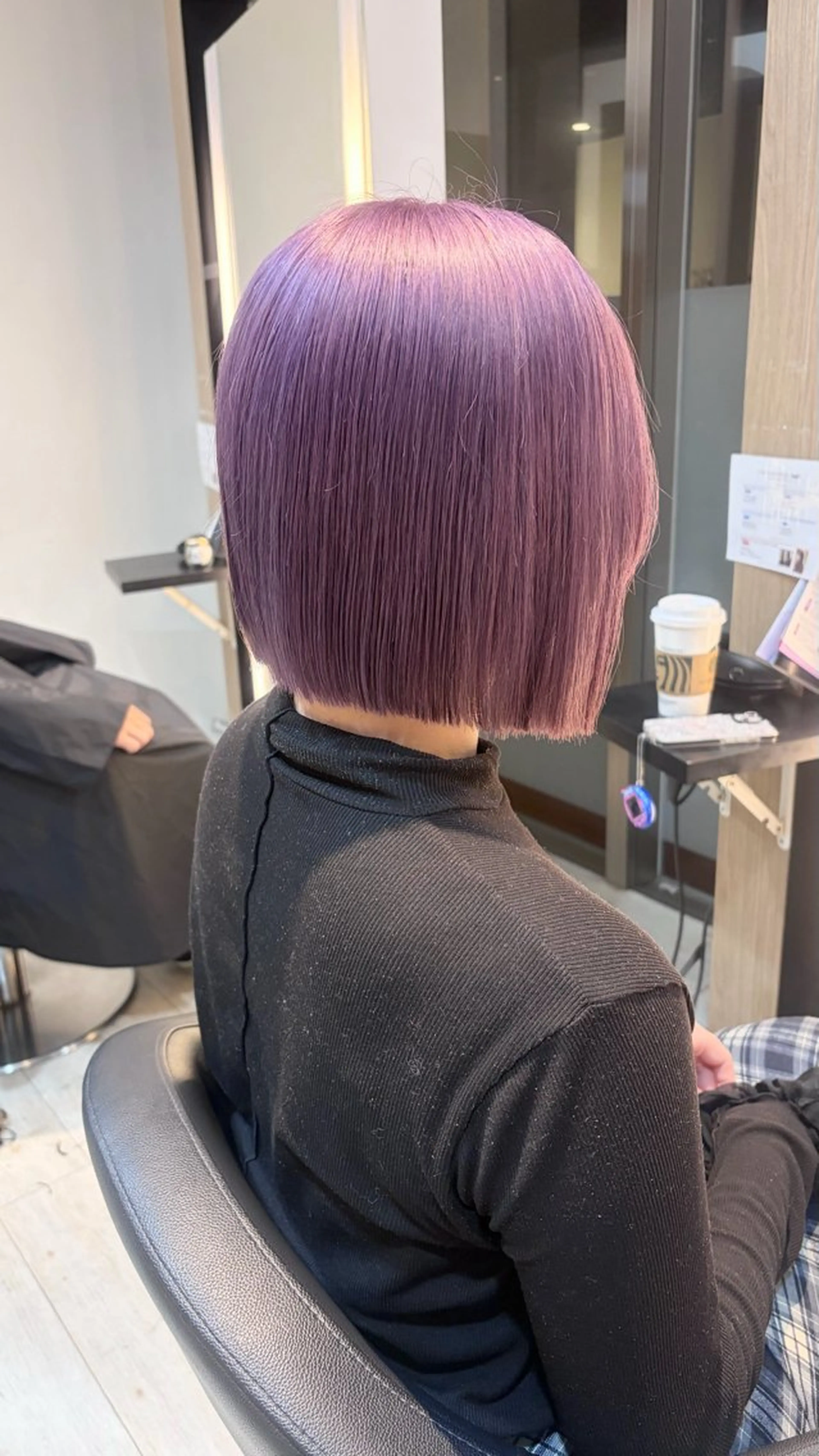 ショート カラー ヘアカラー トリートメント ブリーチ/髪質改善/ ハイトーン/暖色のヘアスタイル