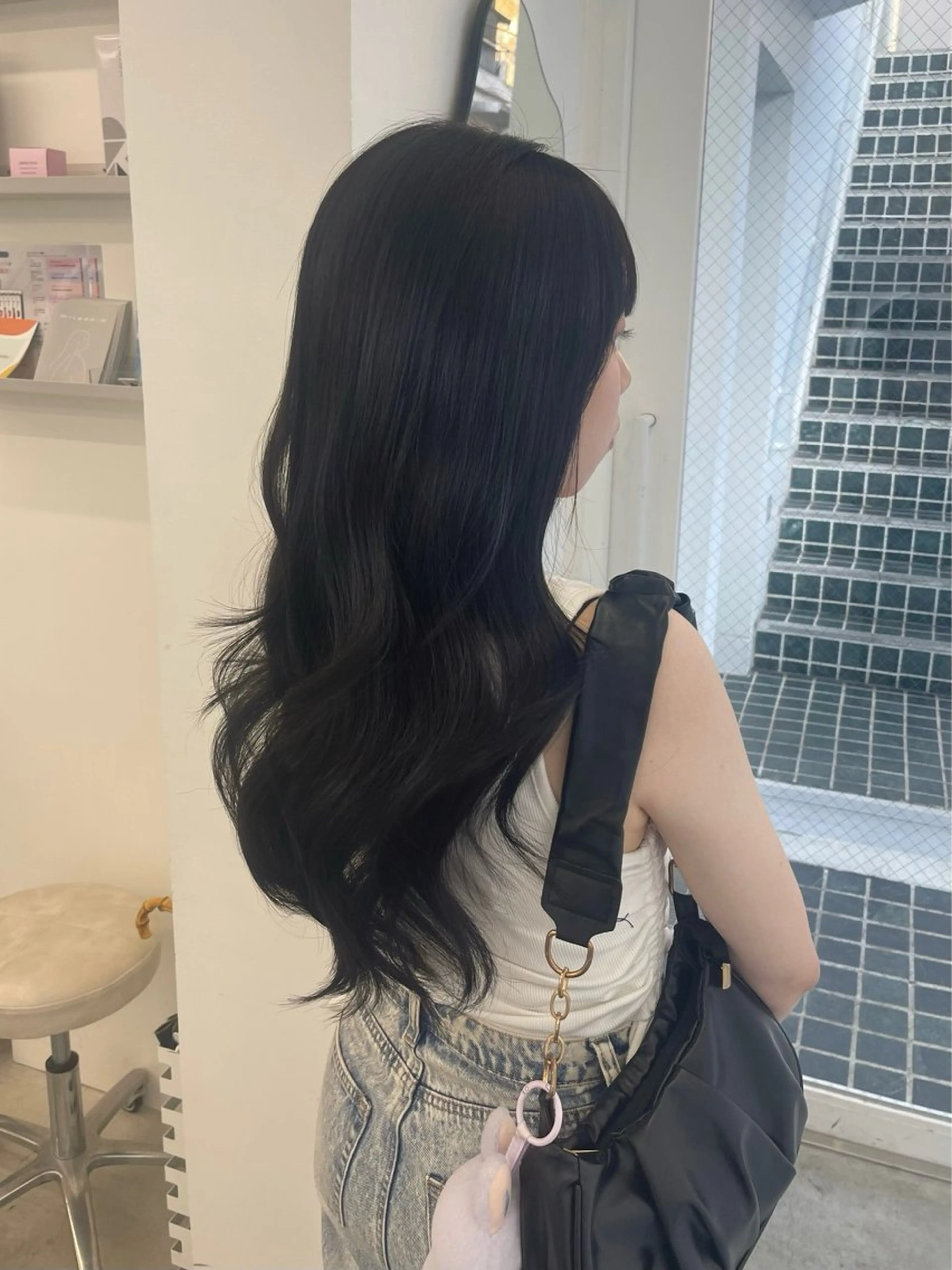 ロング カット ヘアカラー 透明感カラー🎀 icyきなみのヘアスタイル