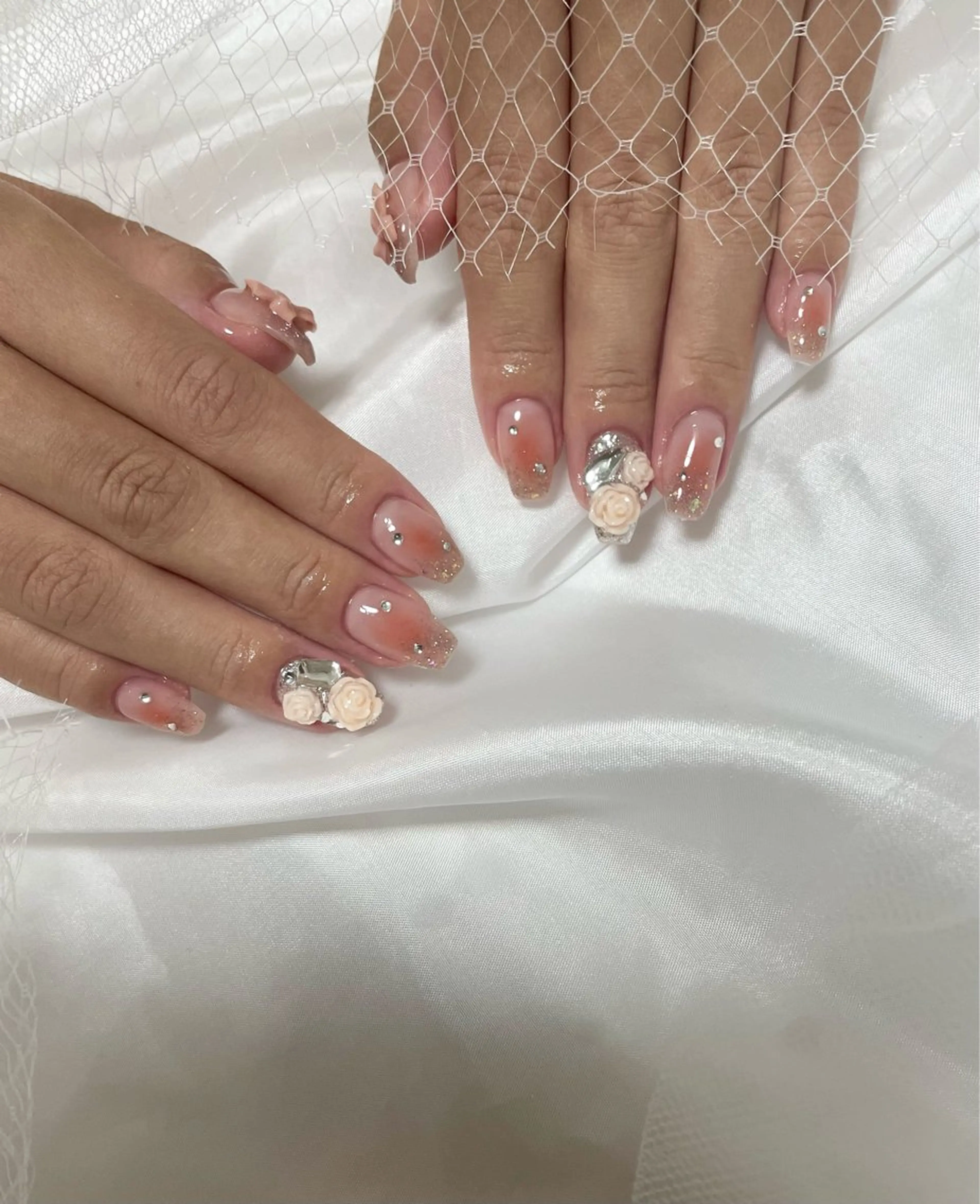 ミディアム Nailsalon プチ　ラジェムのネイルデザイン