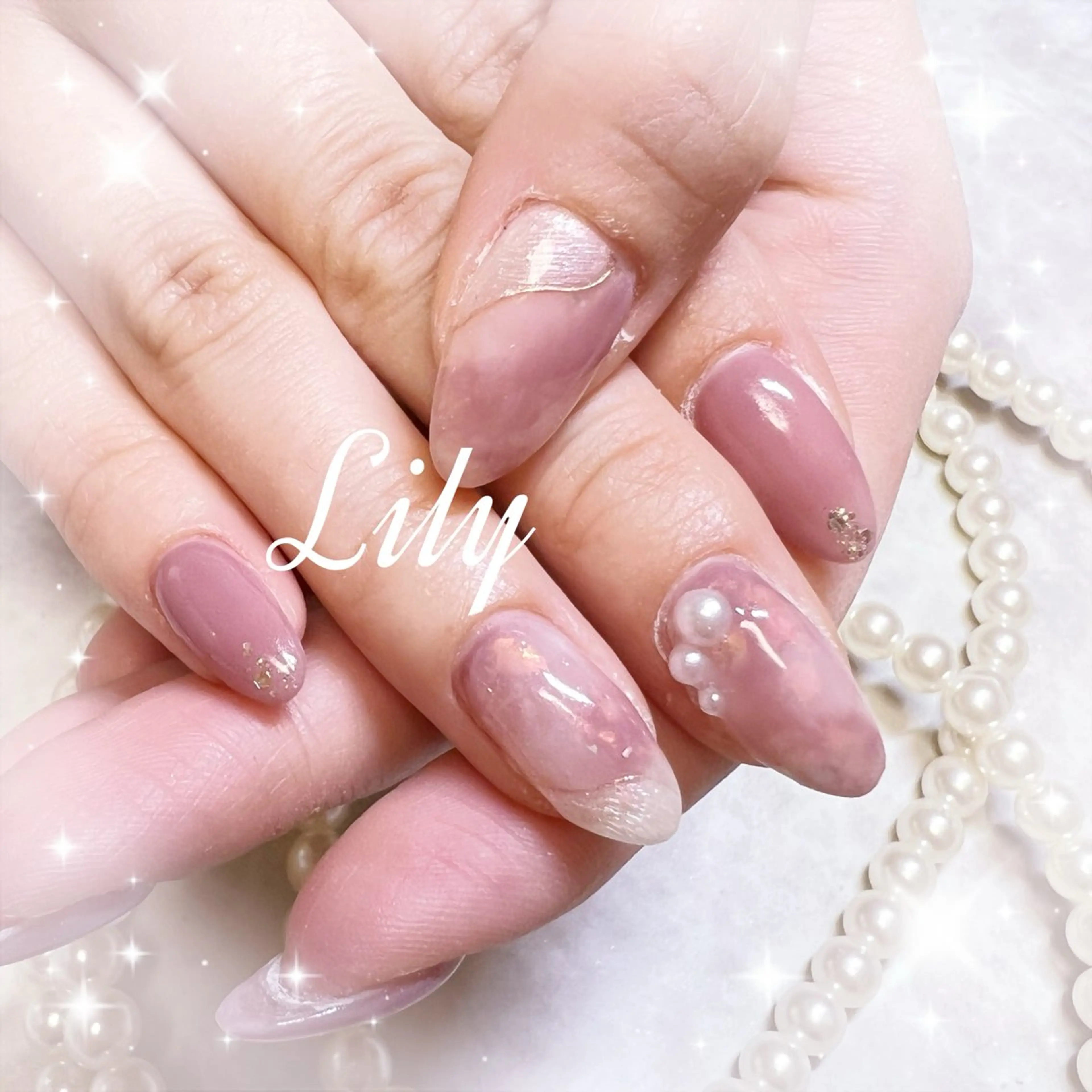 ネイル ハンドネイル Nailsalon Lilyのネイルデザイン