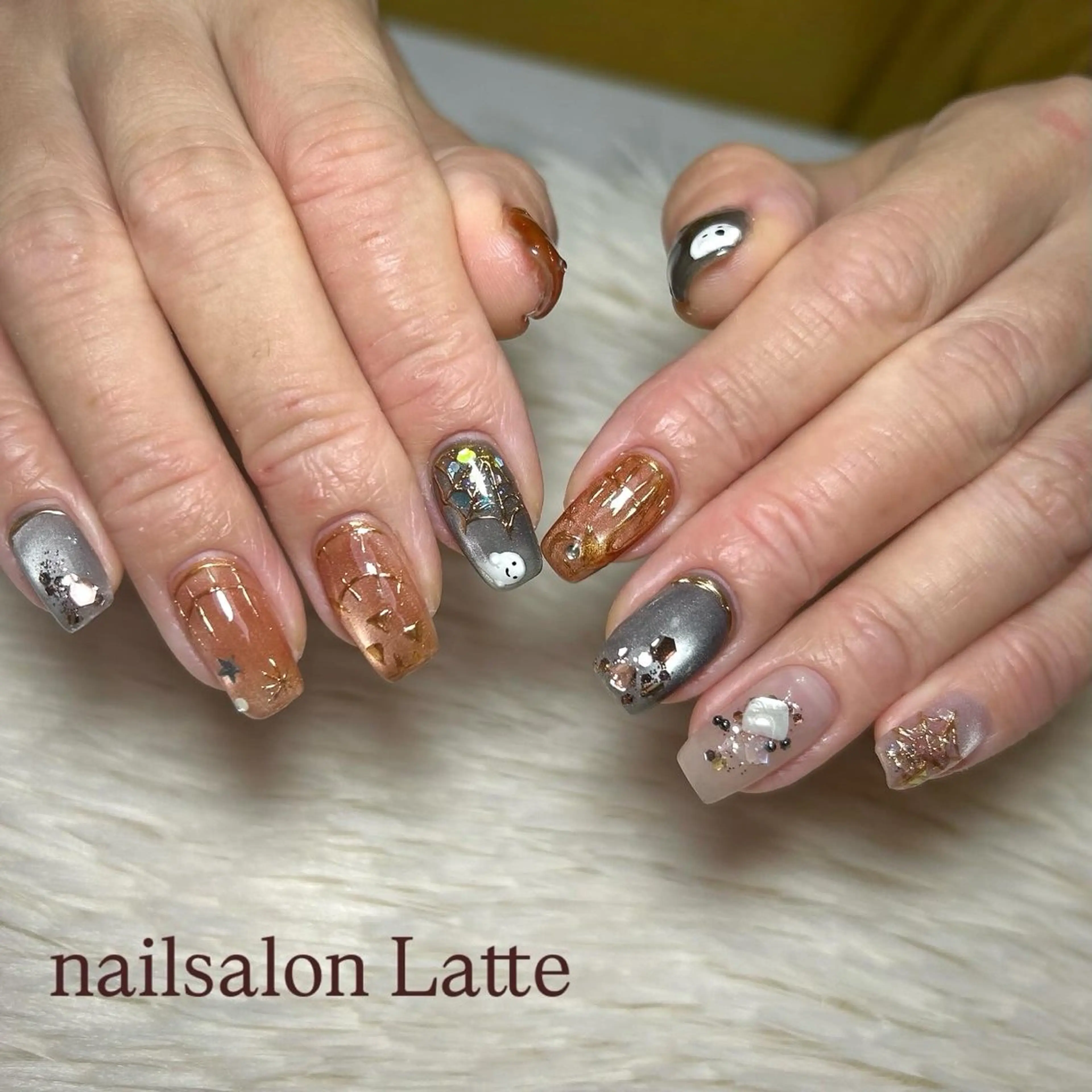 ネイル Nailsalon Latteのネイルデザイン