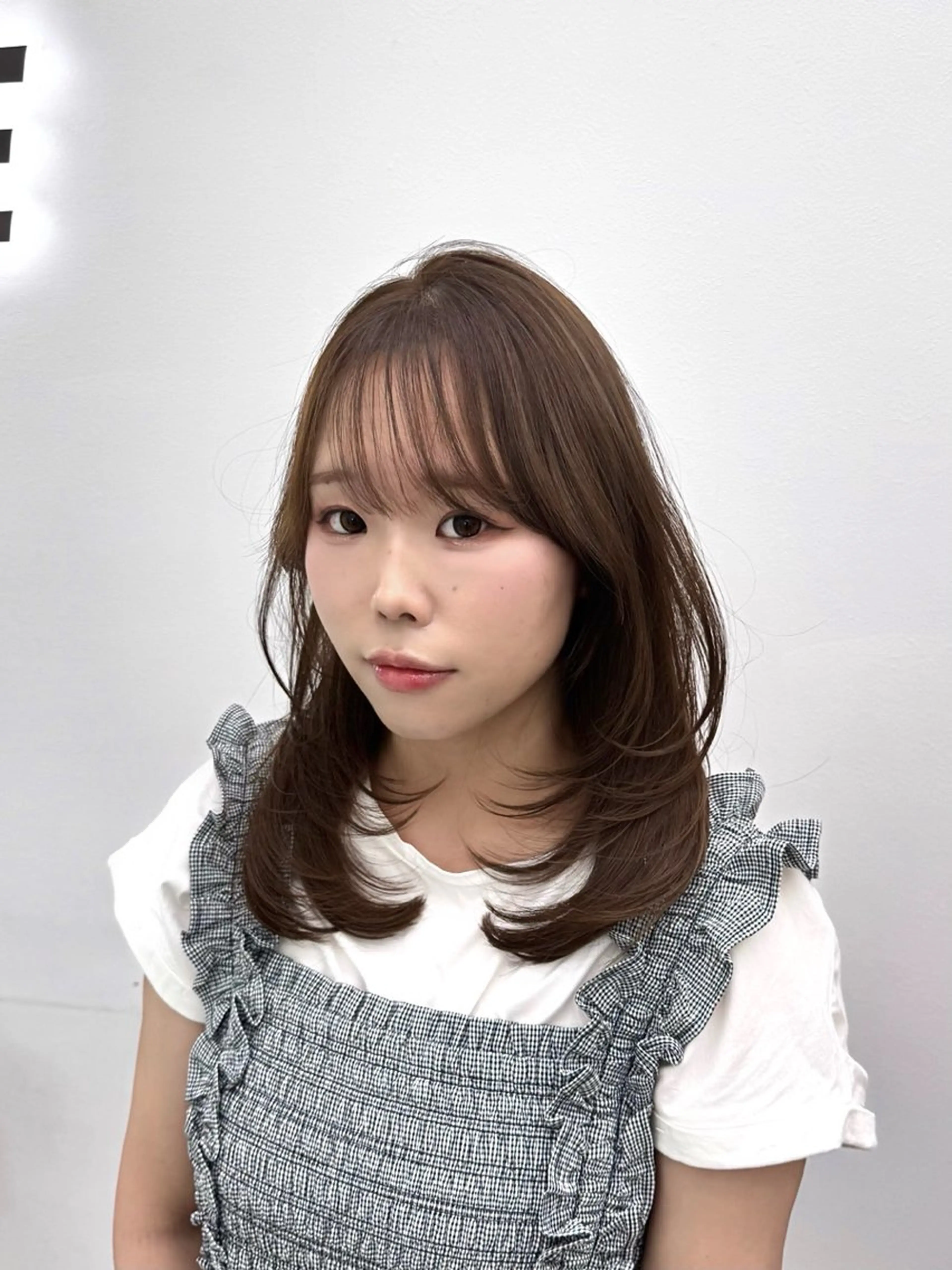 ミディアム レイヤーカット カット ヘアカラー トリートメント GO TODAY 原宿Verno店所属・韓国系支持率No.1 レイヤー特化/きょうのヘアスタイル