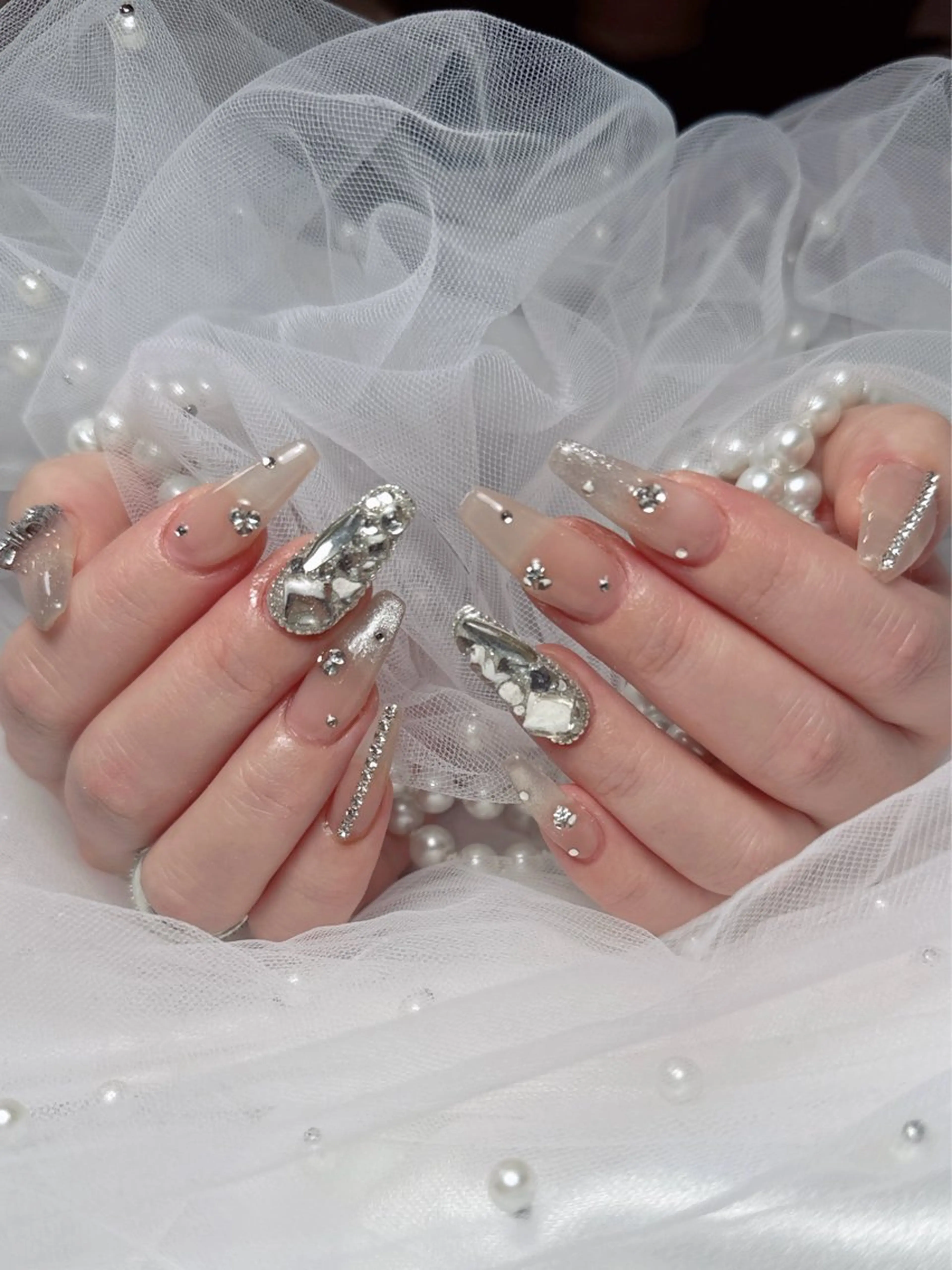 🌷🌷🌷自爪平日限定パーツつけ放題10本の写真