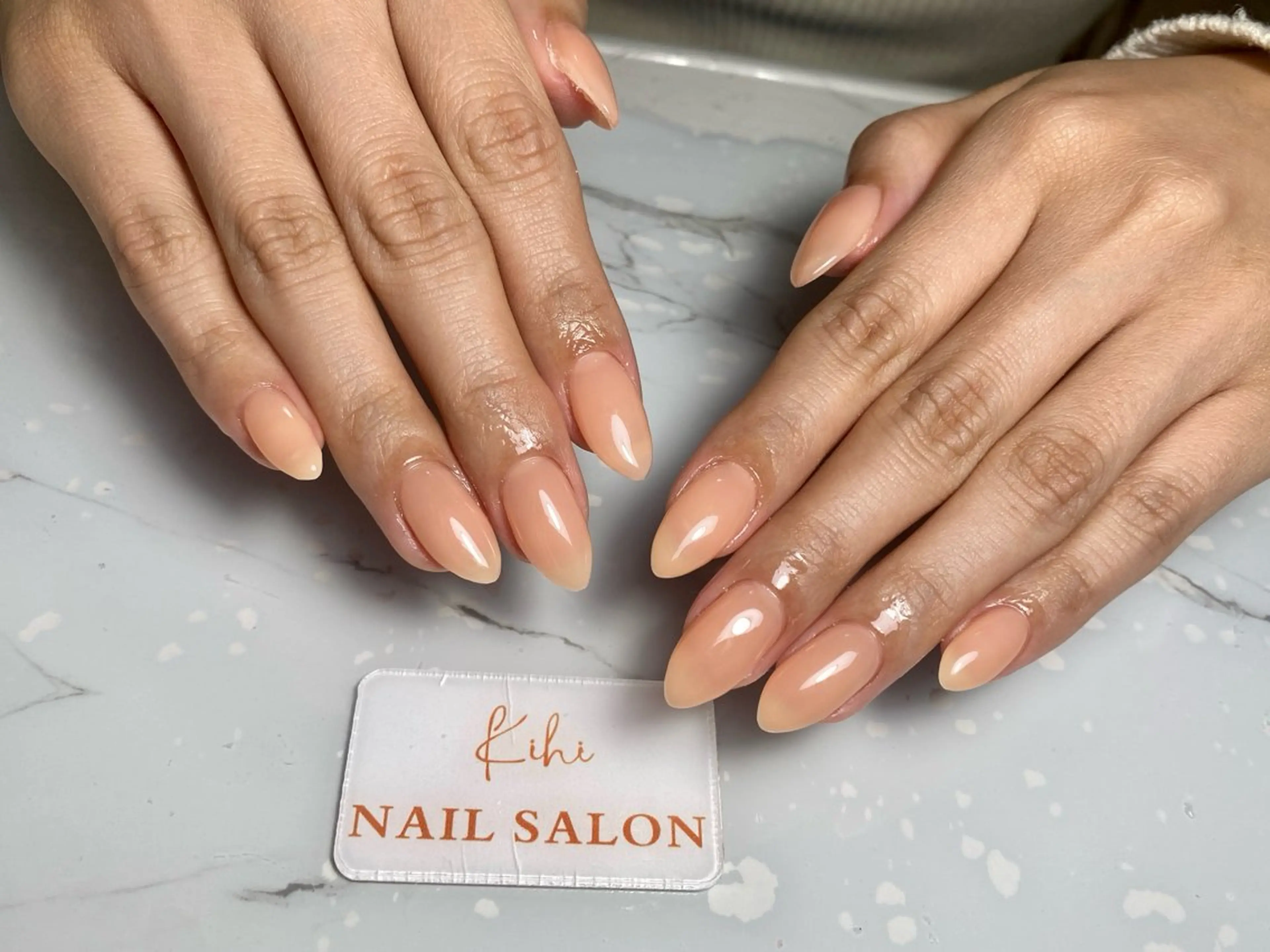 ネイル アートネイル フレンチネイル ジェルネイル グラデーション 韓国ネイル 村中 ハナのネイルデザイン