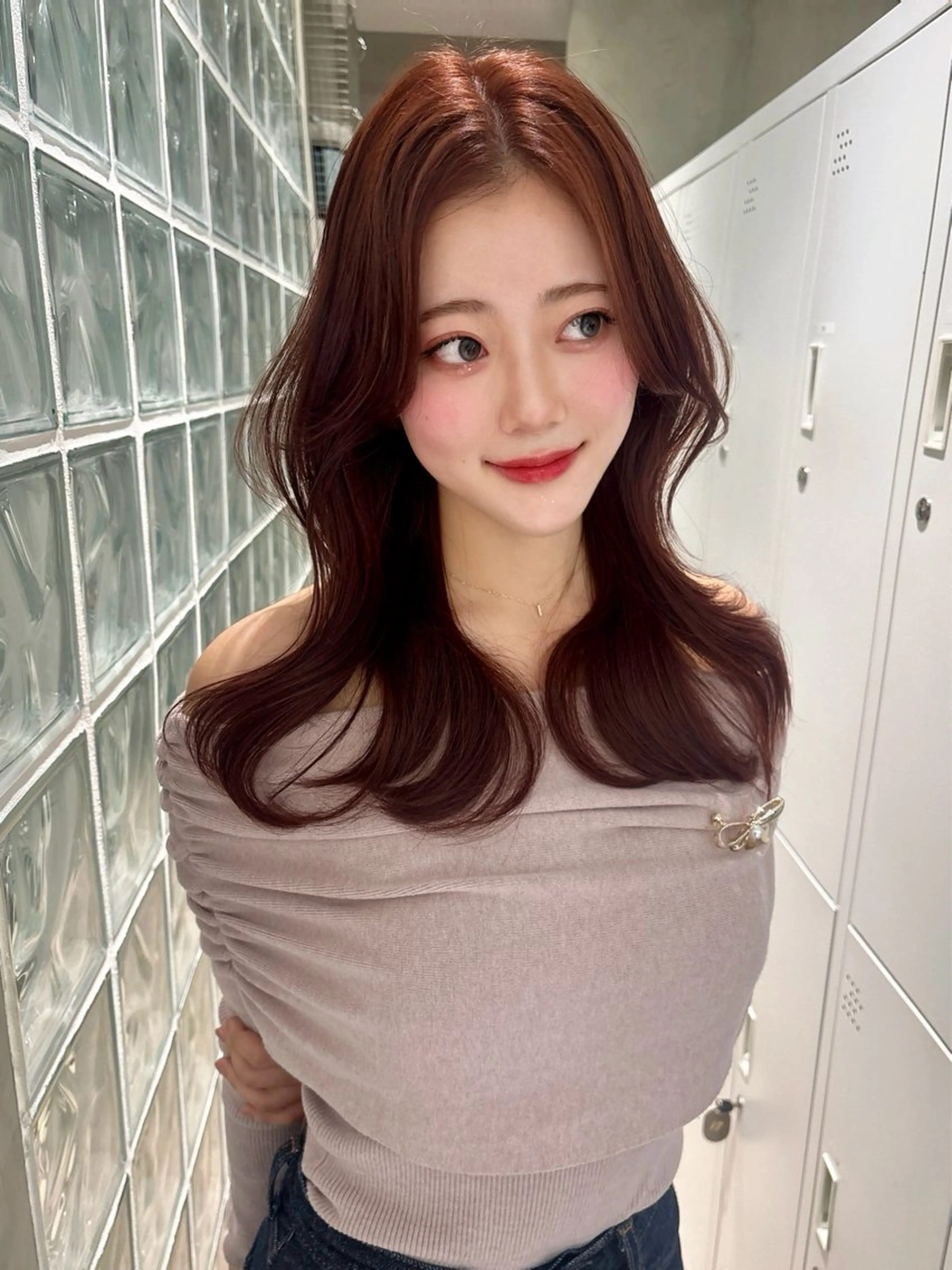 ミディアム カット ヘアカラー 透明感カラー/艶髪 髪質改善/ayariのヘアスタイル