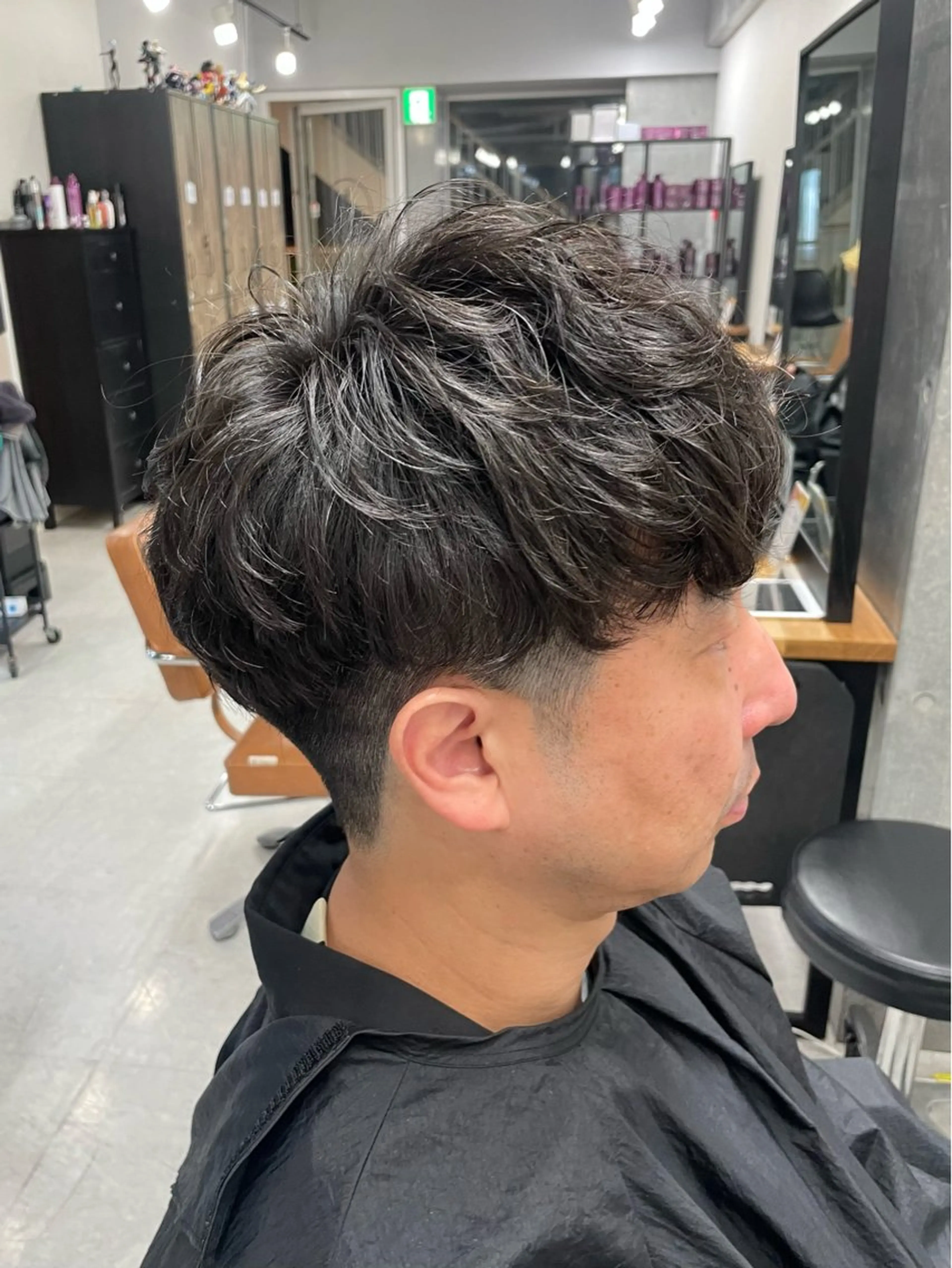 パーマ メンズ パーマ トリートメント ヘアセット メンズモテパーマ💙 fuwaのヘアスタイル