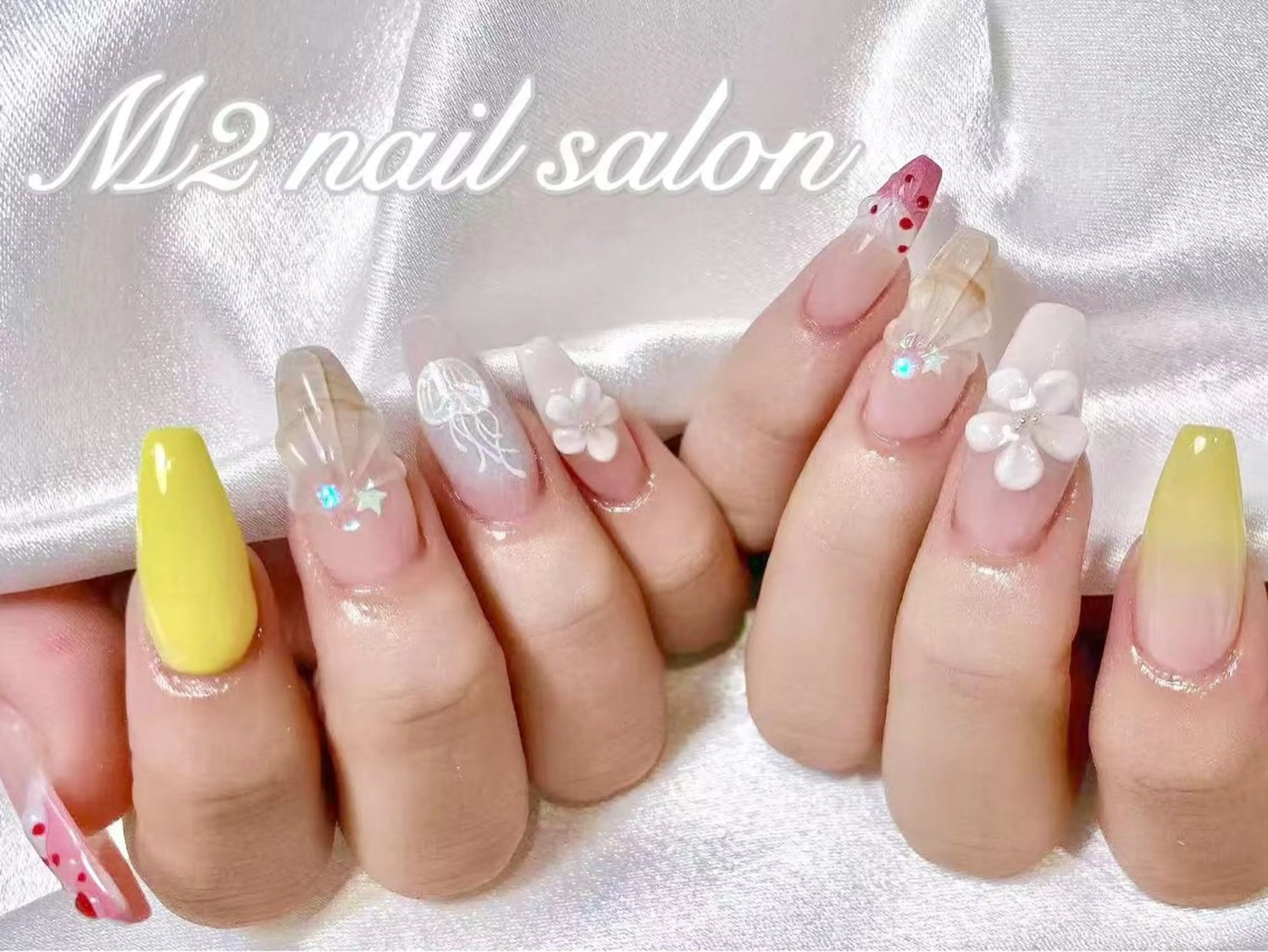 ネイル 長さだし専門店 M2　rikaのネイルデザイン