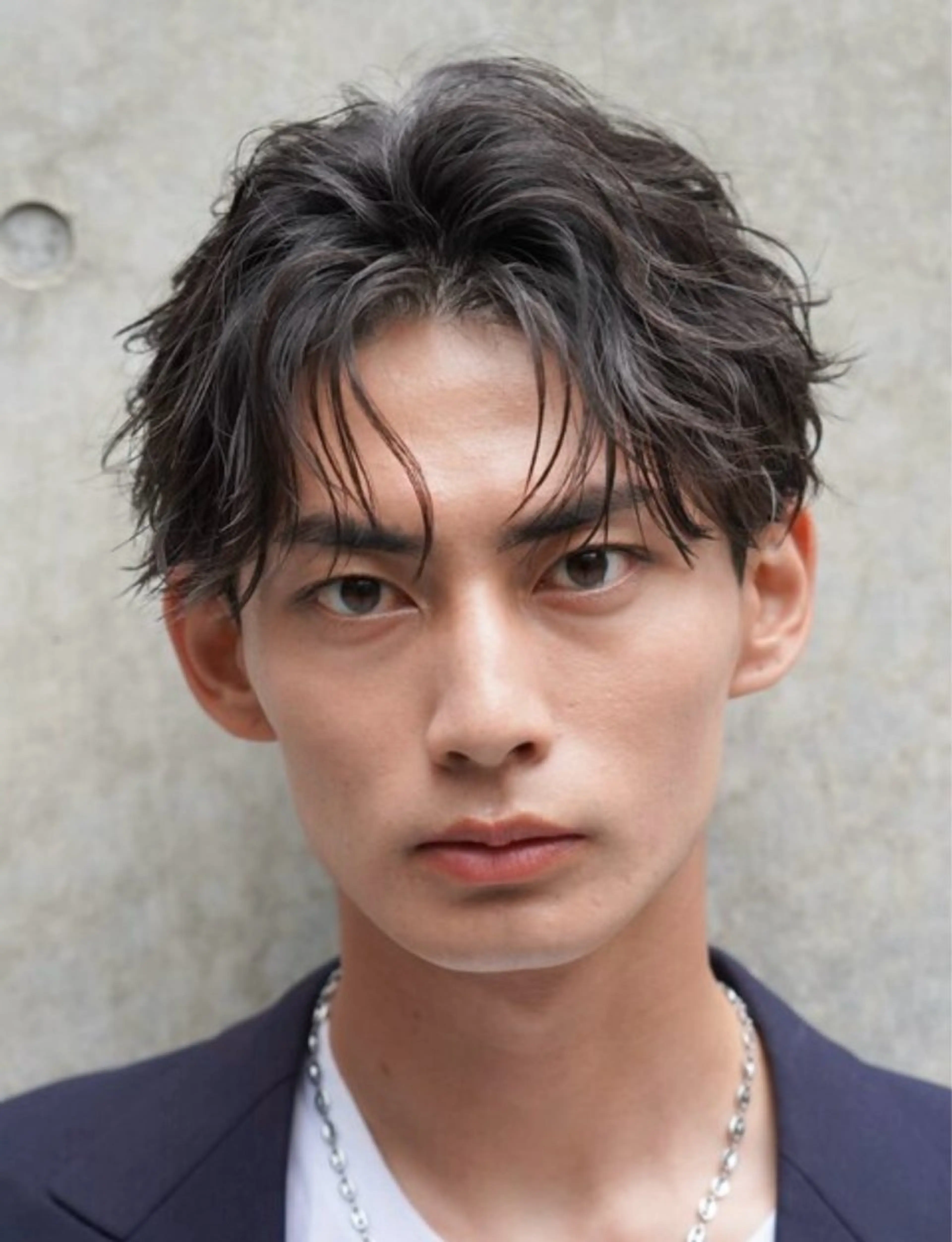 眉カットの写真