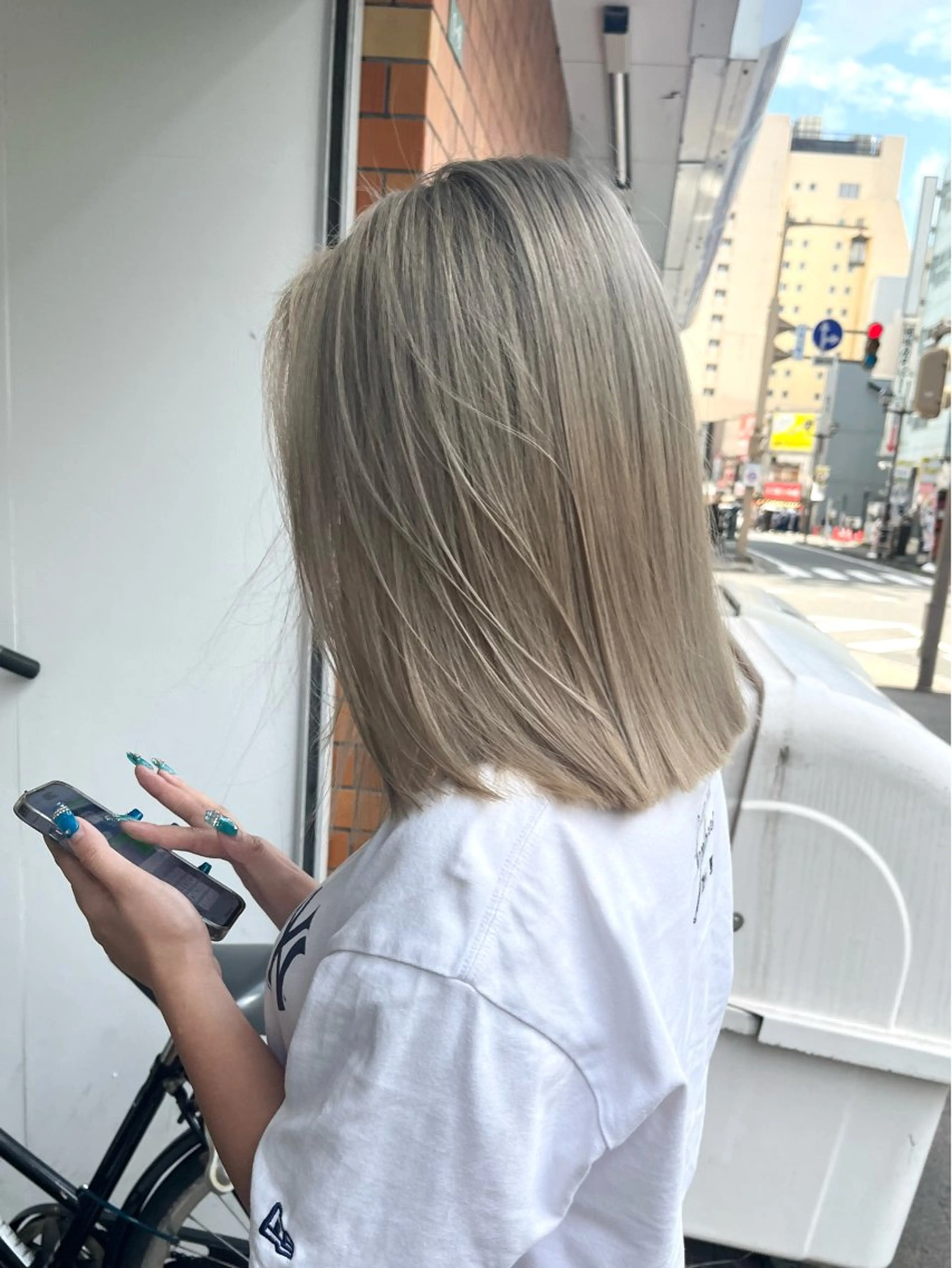 ミディアム ボブ 架空〜KAQU〜所属・【clan】 NOGAMIのヘアスタイル