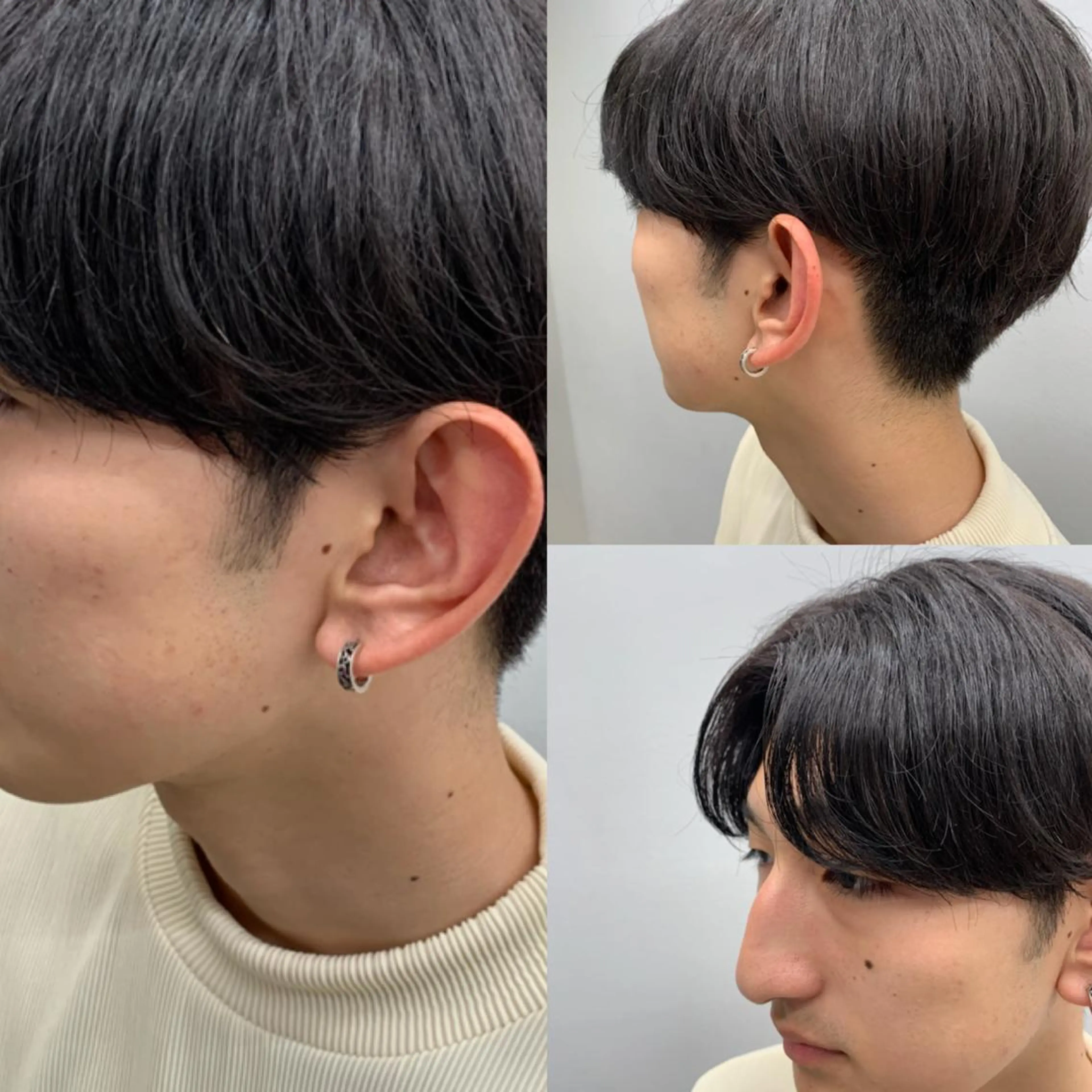 メンズ コンマヘア カルマパーマ メンズ韓国風 韓国マッシュ マッシュ hair&make NOISM -eha-所属・メンズ特化美容師/ 新井 洸太のヘアスタイル