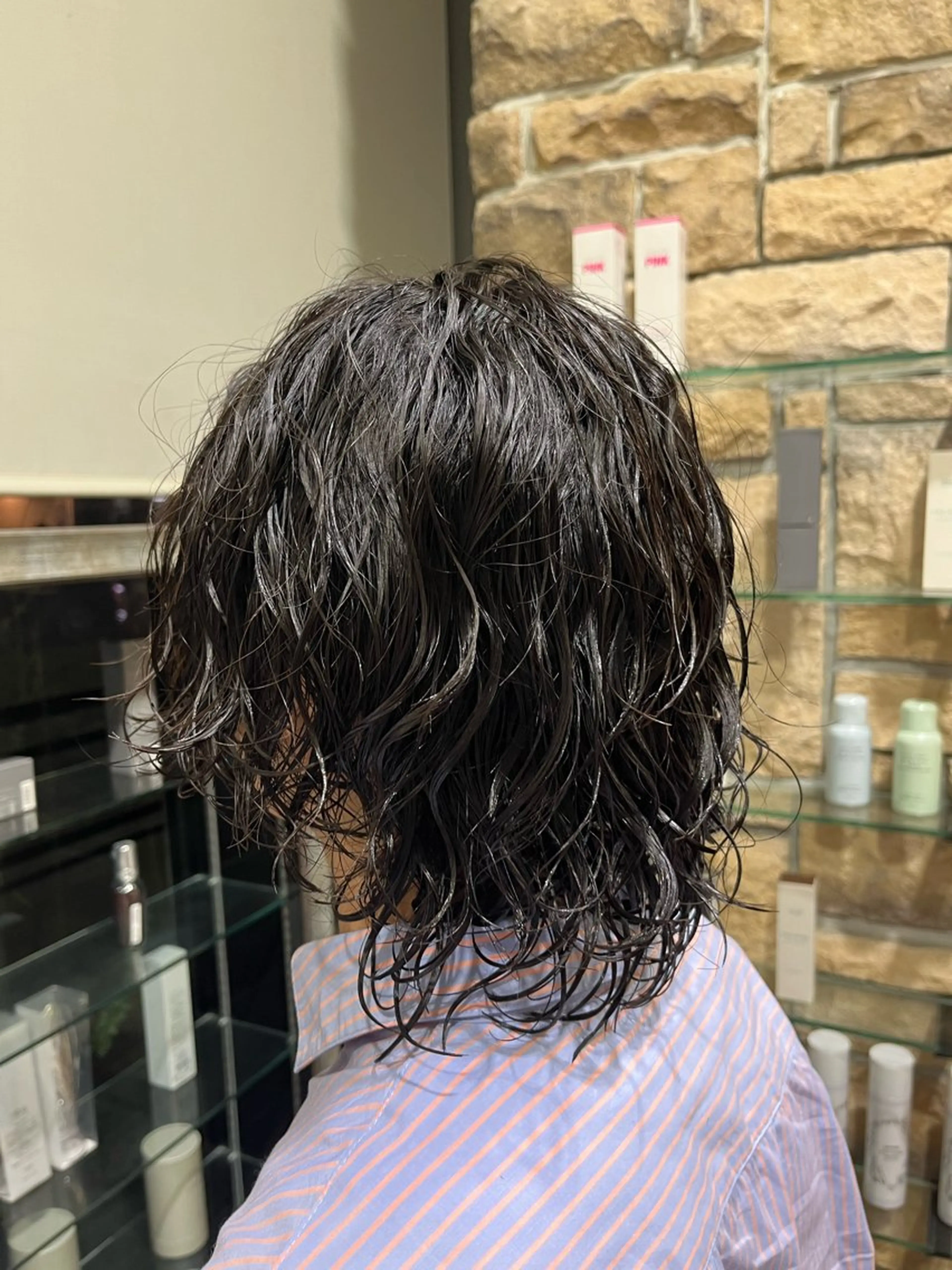 パーマ メンズ カット パーマ ヘッドスパ 新宿/パーマ🦋 メンズボブ/めいのヘアスタイル