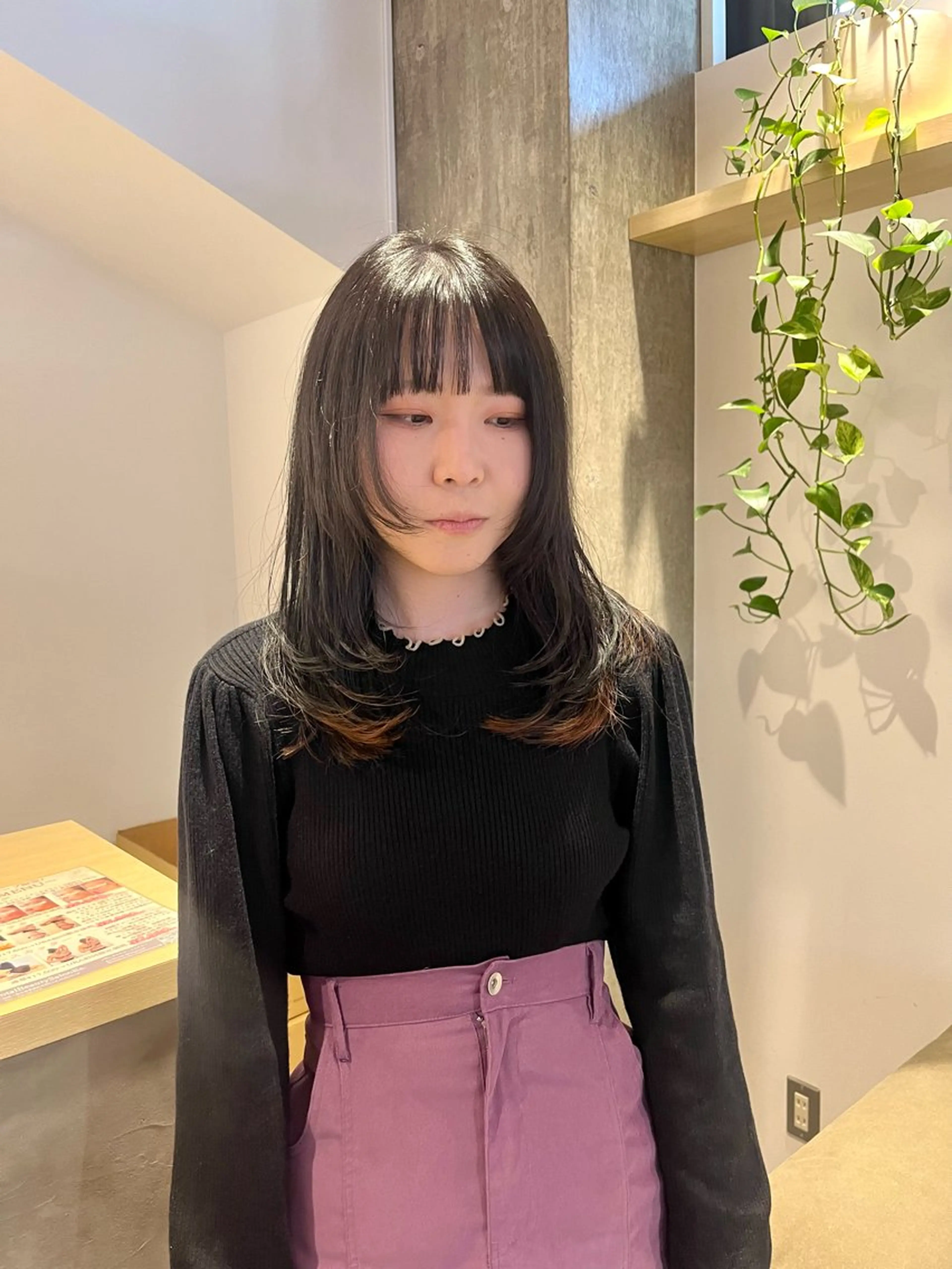 ミディアム 髪質改善 HALO hair salon【ヘイロー】所属・暖色カラー🟥ショウ ✖️ウルフ&レイヤーのヘアスタイル