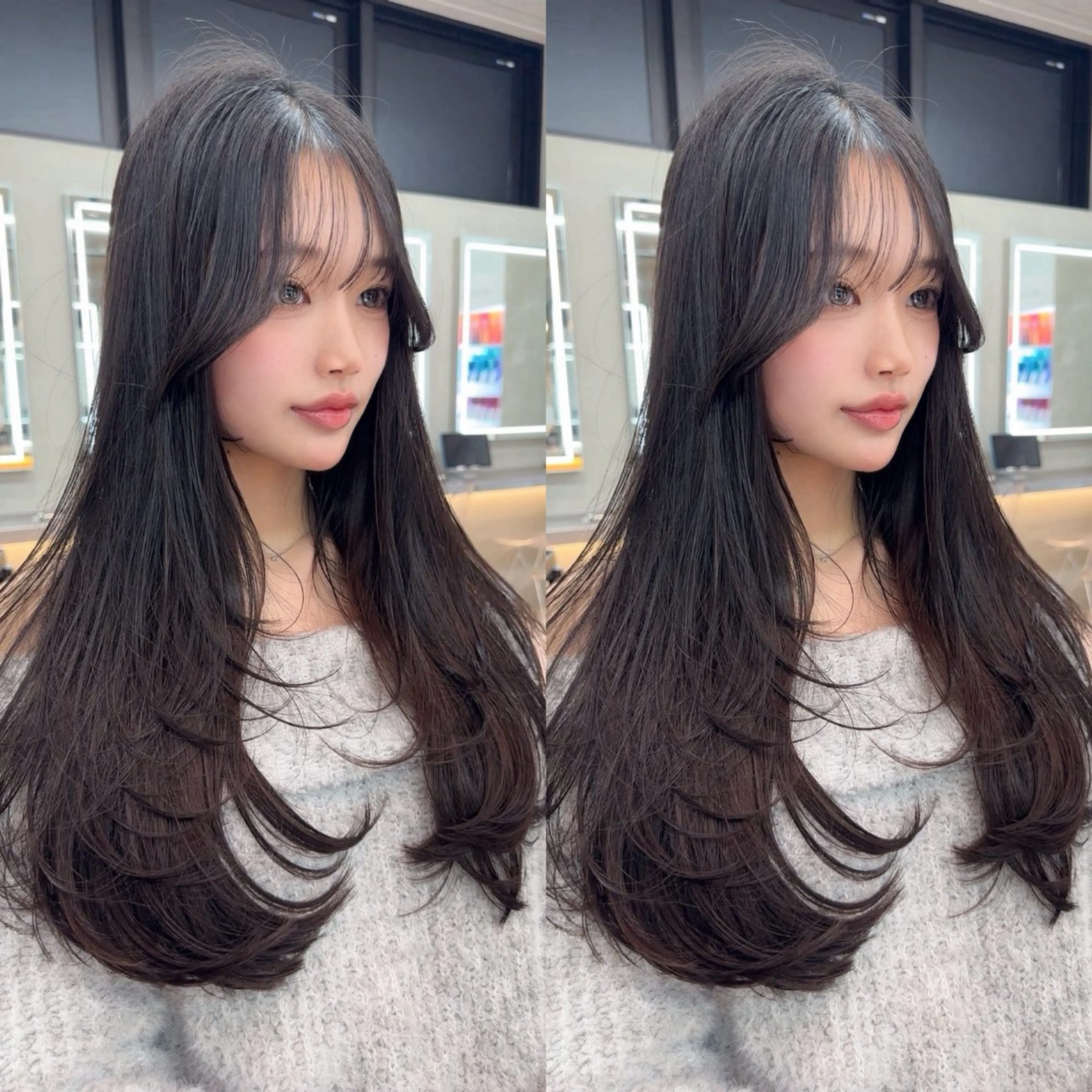 ロング カット トリートメント ✨髪質改善特化✨副 店長椎葉信乃介のヘアスタイル