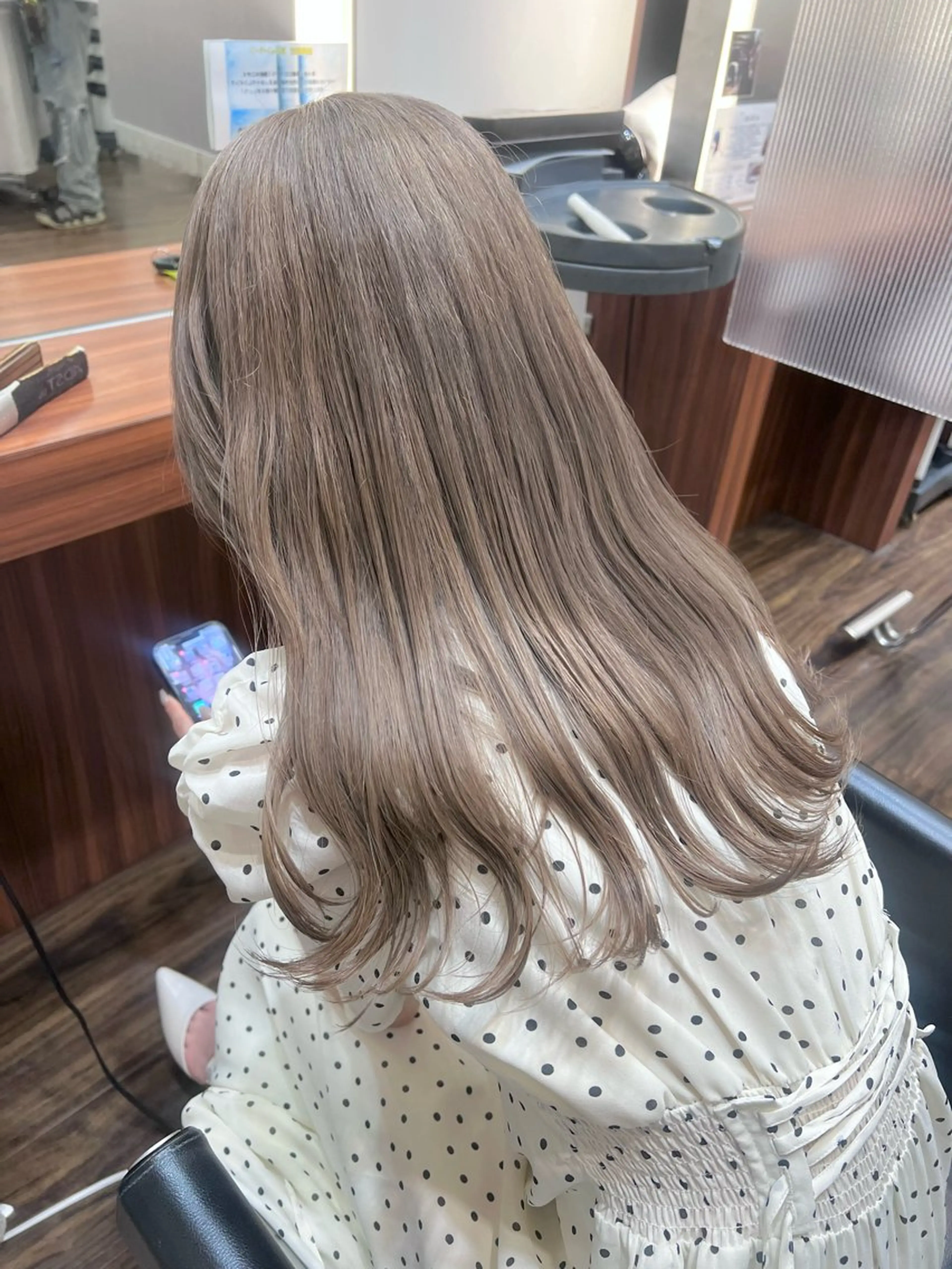 ロング カラー ブリーチ ケアブリーチ ハイトーンカラー ボブ 名古屋美容院 / keinaのヘアスタイル