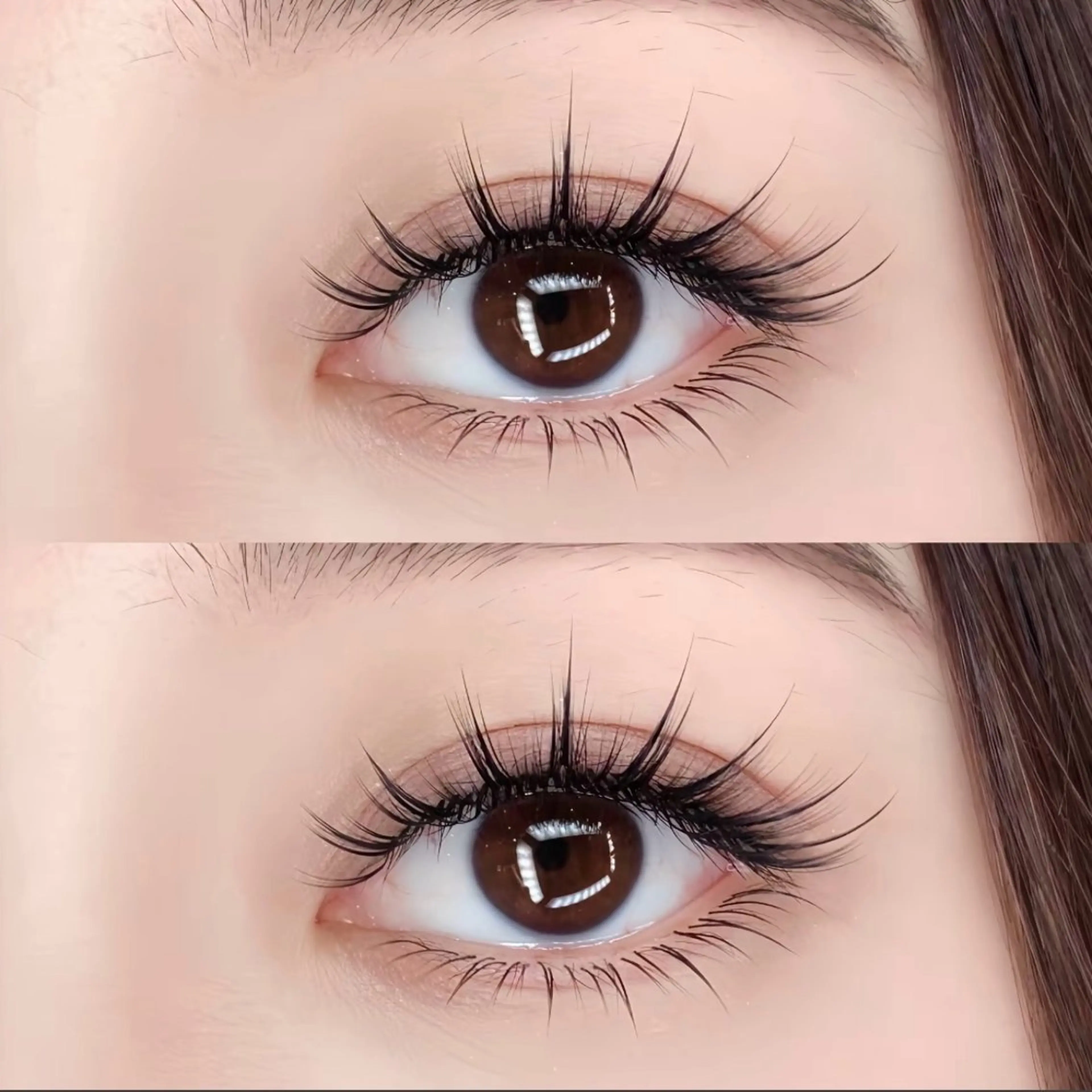 マツエク・マツパ 束感まつ毛 カラーマツエク フラットラッシュ パリジェンヌラッシュリフト まつげパーマ ミユ 横浜のマツエク・マツパデザイン