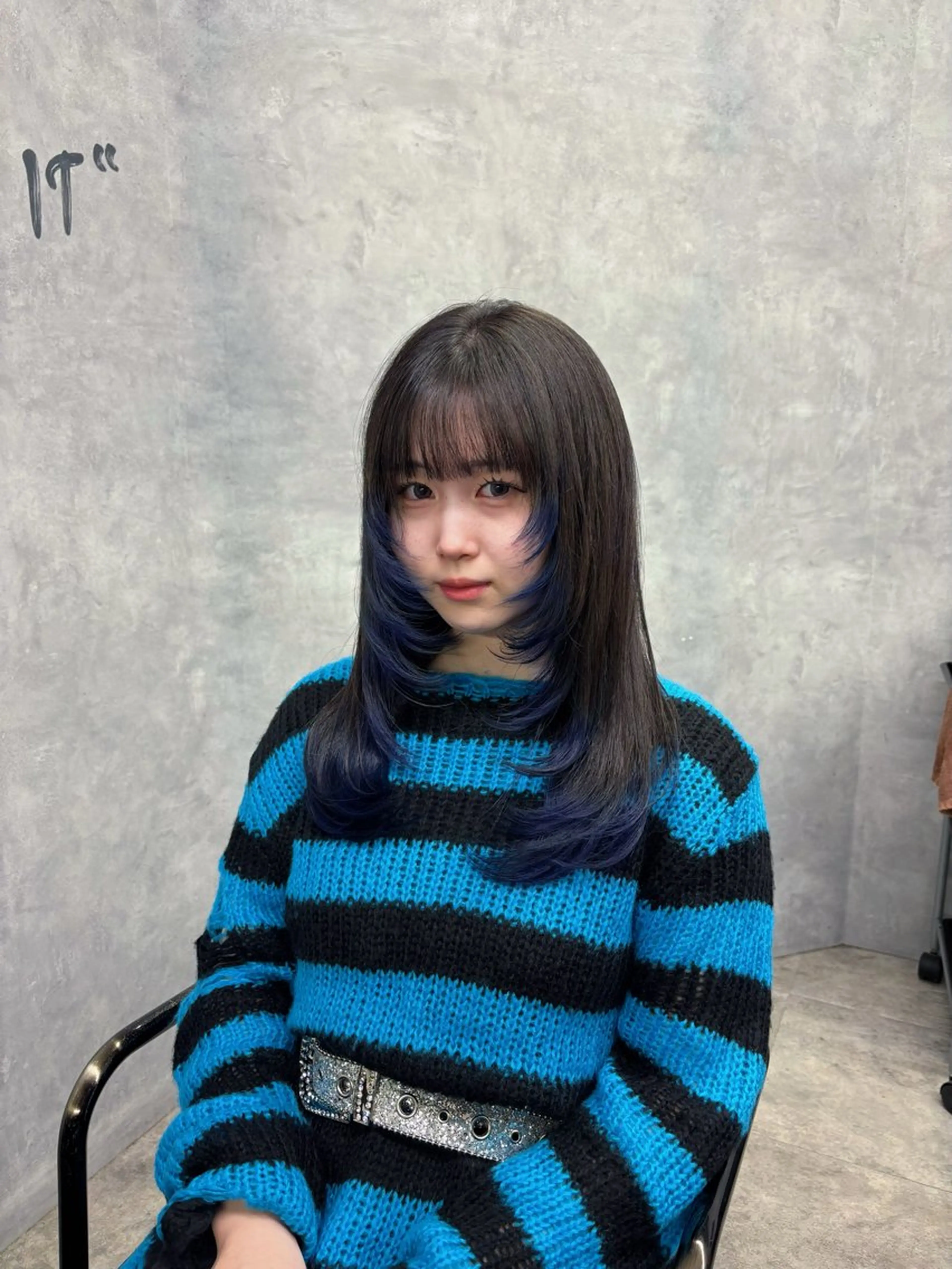 セミロング カラー エクステ&"盛れる" 艶髪✨SYURIのヘアスタイル