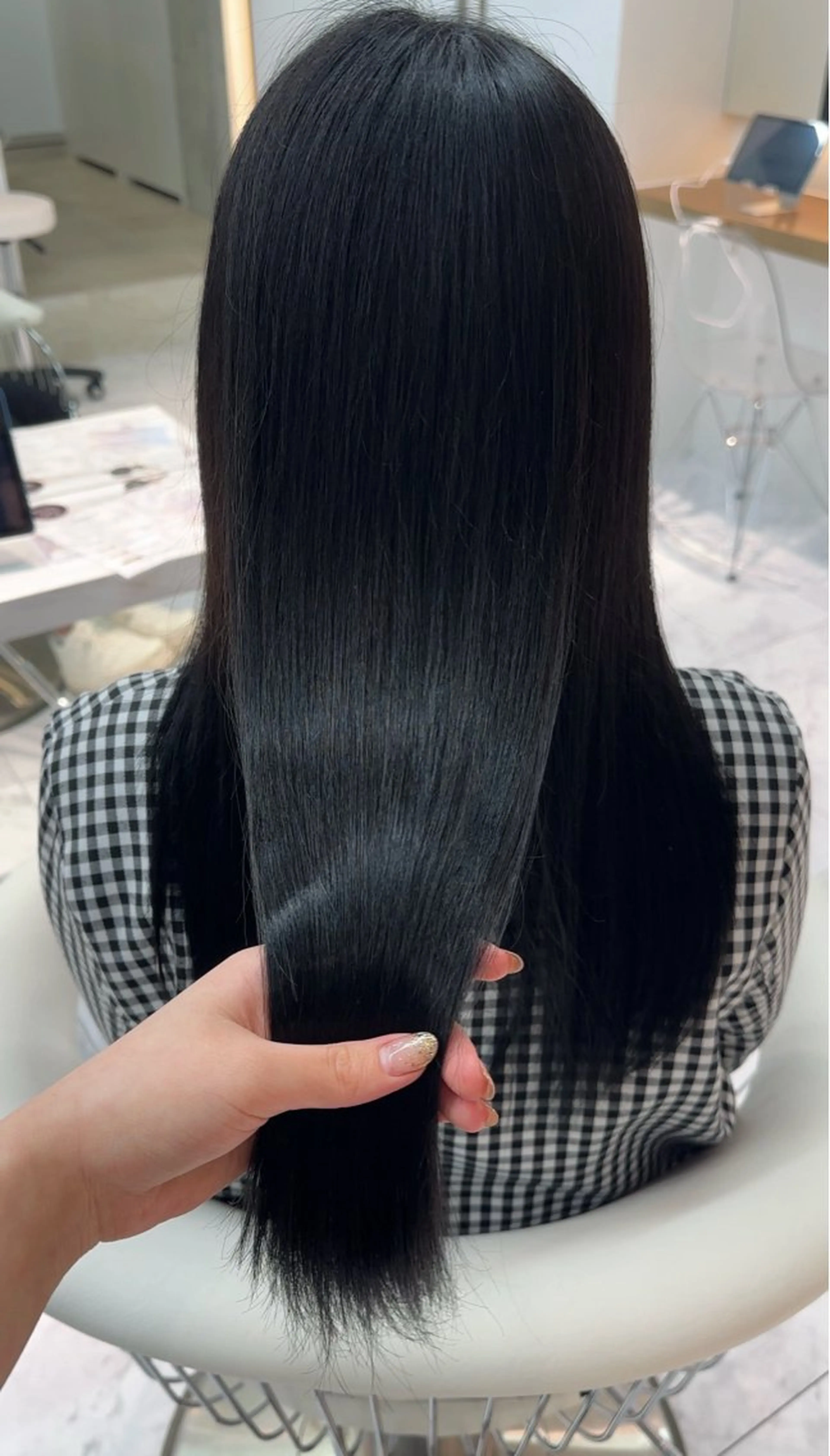 【最高級トリートメント】カット＋ワンカラー＋髪質再生6ステップトリートメント✨🪄(超音波アイロン付き)の写真