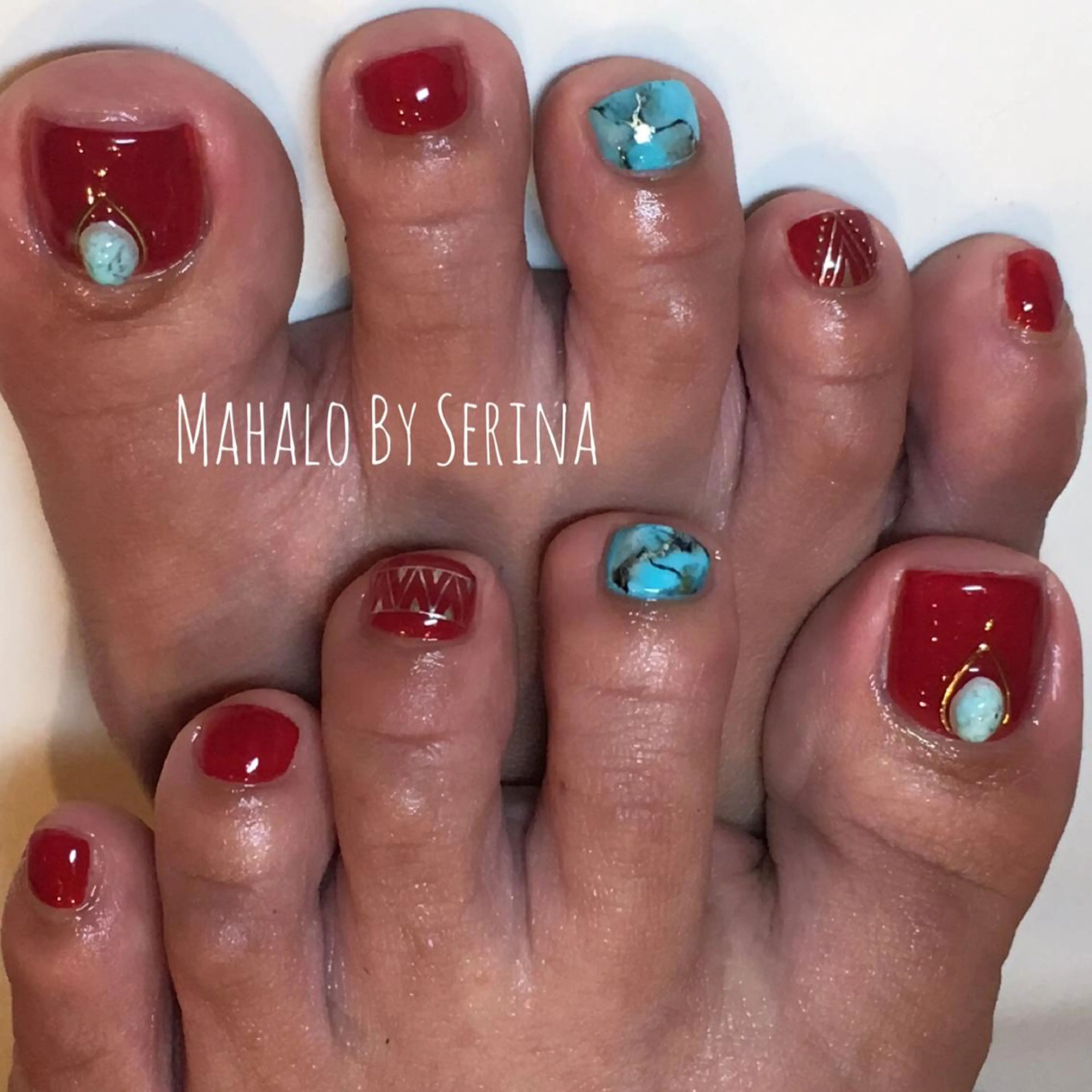 ショート カラー ネイル SUNNY BAE. SERINAのネイルデザイン