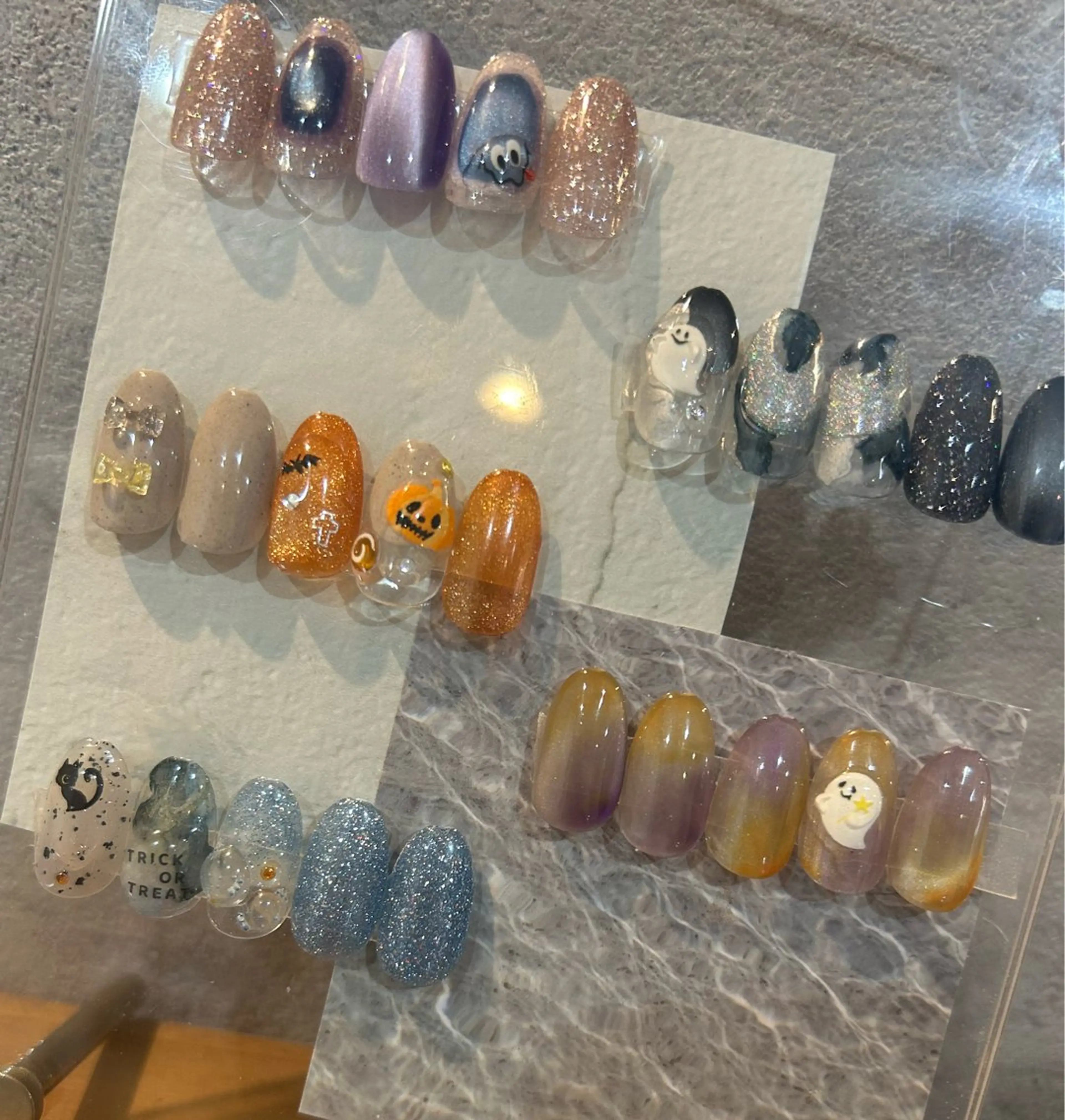 ネイル ハロウィン Lusso Nozomiのネイルデザイン