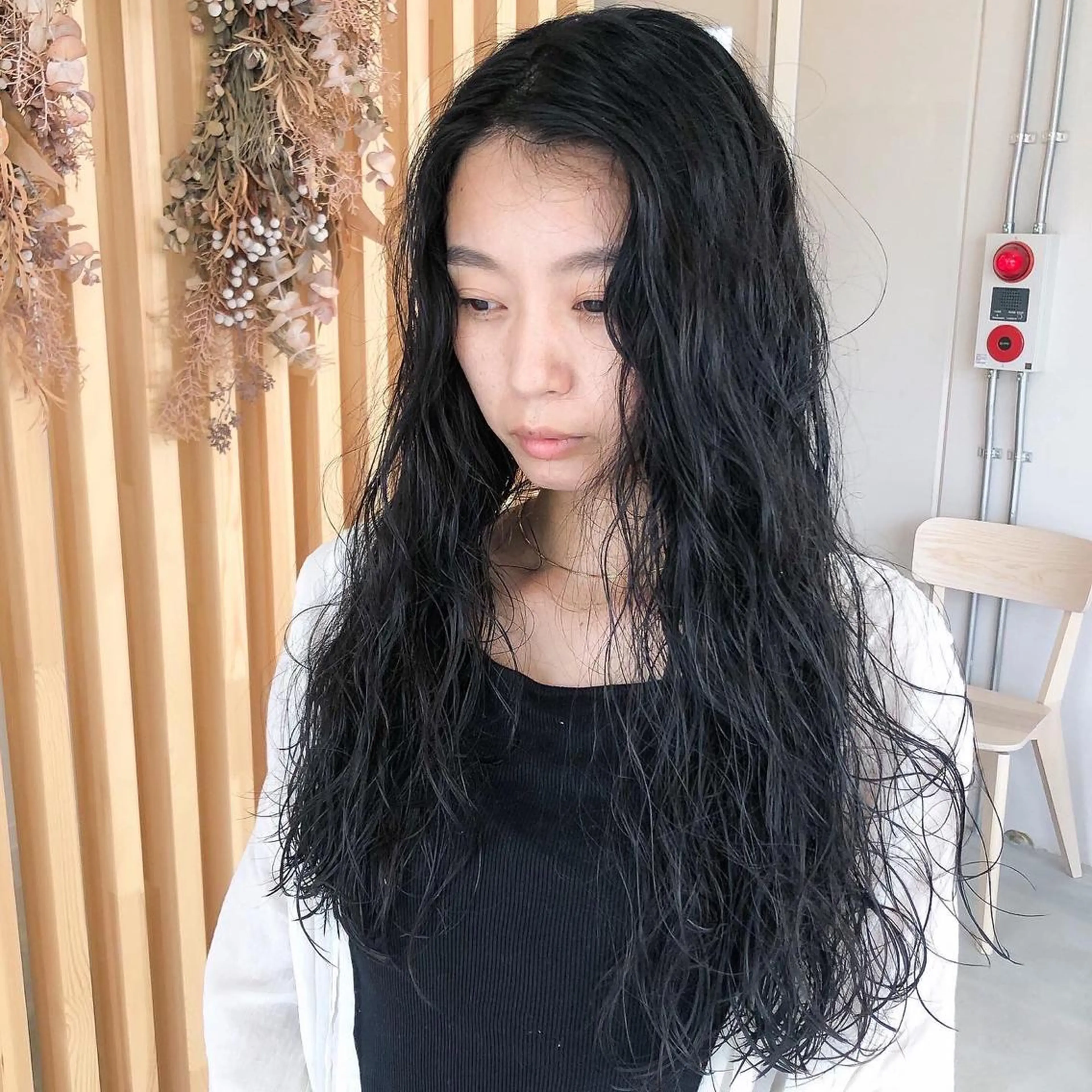 ロング パーマ エトウリクシ パーマ美容師のヘアスタイル