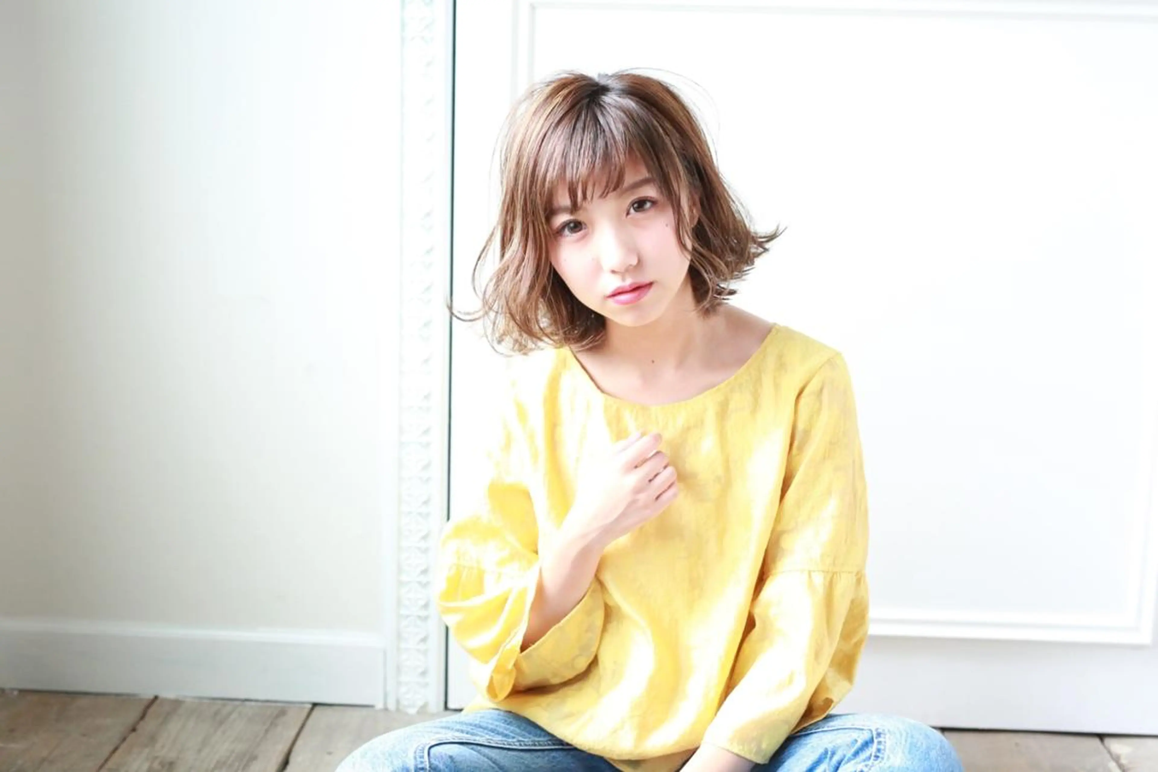 ミディアム 指名支持率NO.1 スタイリストのヘアスタイル