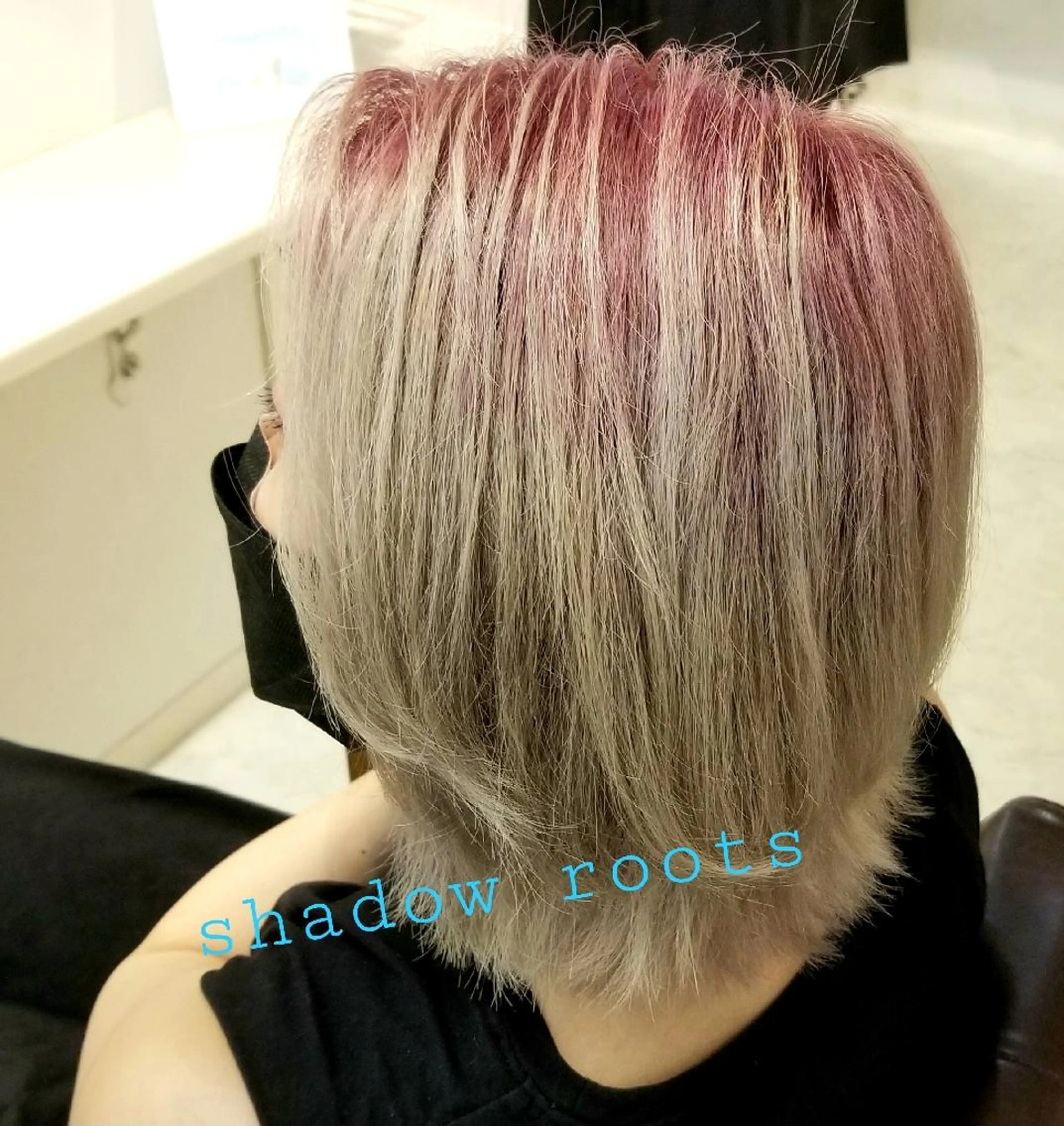 カラー ミディアム ブリーチ ピンクカラー シルバー トリートメント ✨デザインカラー✨ 中澤秀章のヘアスタイル