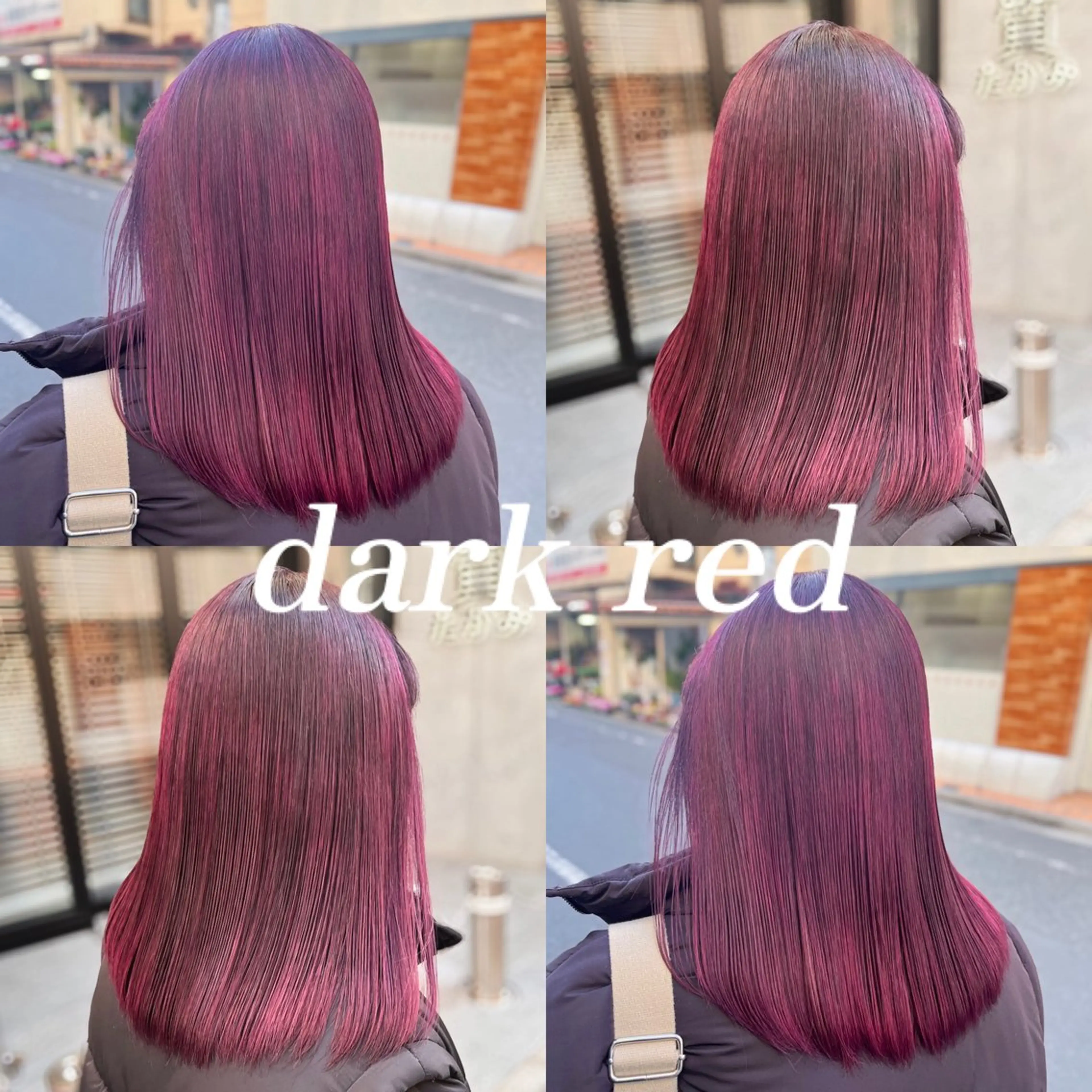 セミロング カット ヘアカラー ルーツカラー/ デザインカラー/井川のヘアスタイル