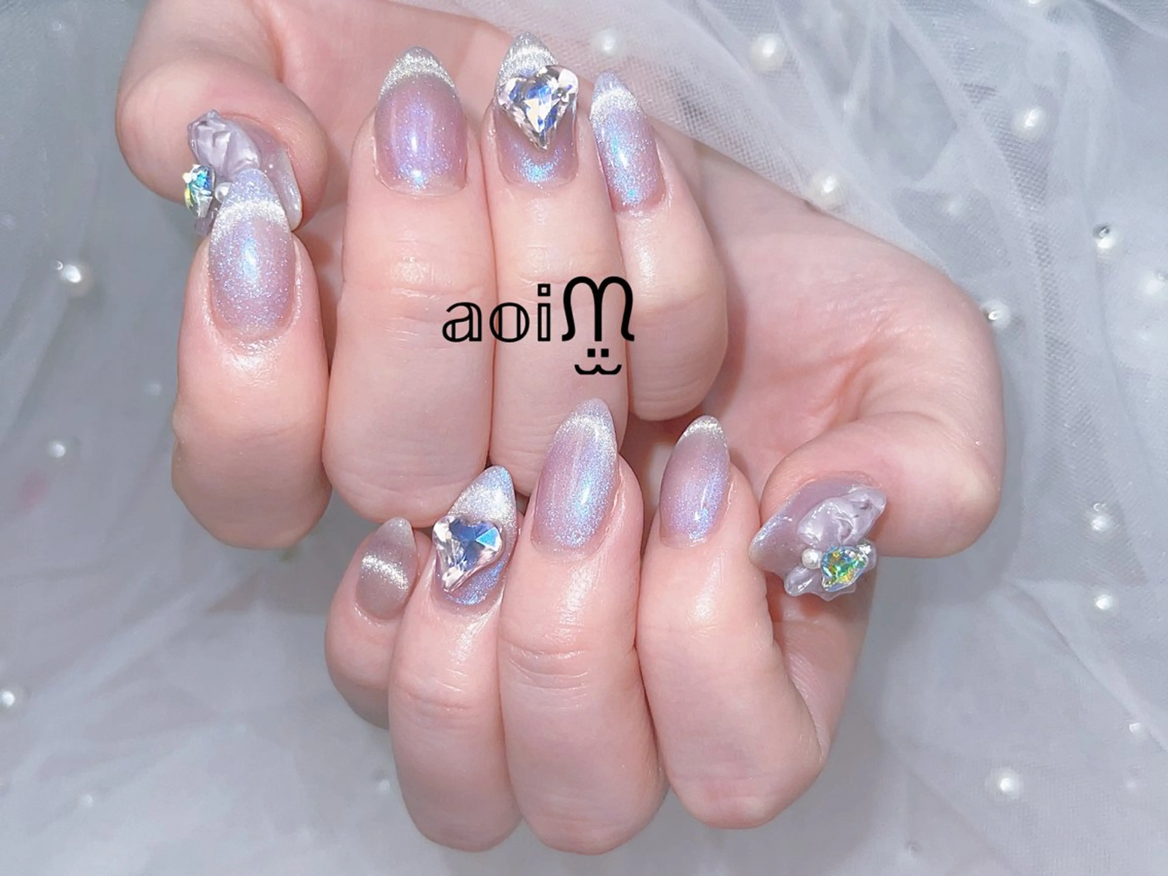 ネイル 葵うさぎ所属・葵うさぎ AIのネイルデザイン