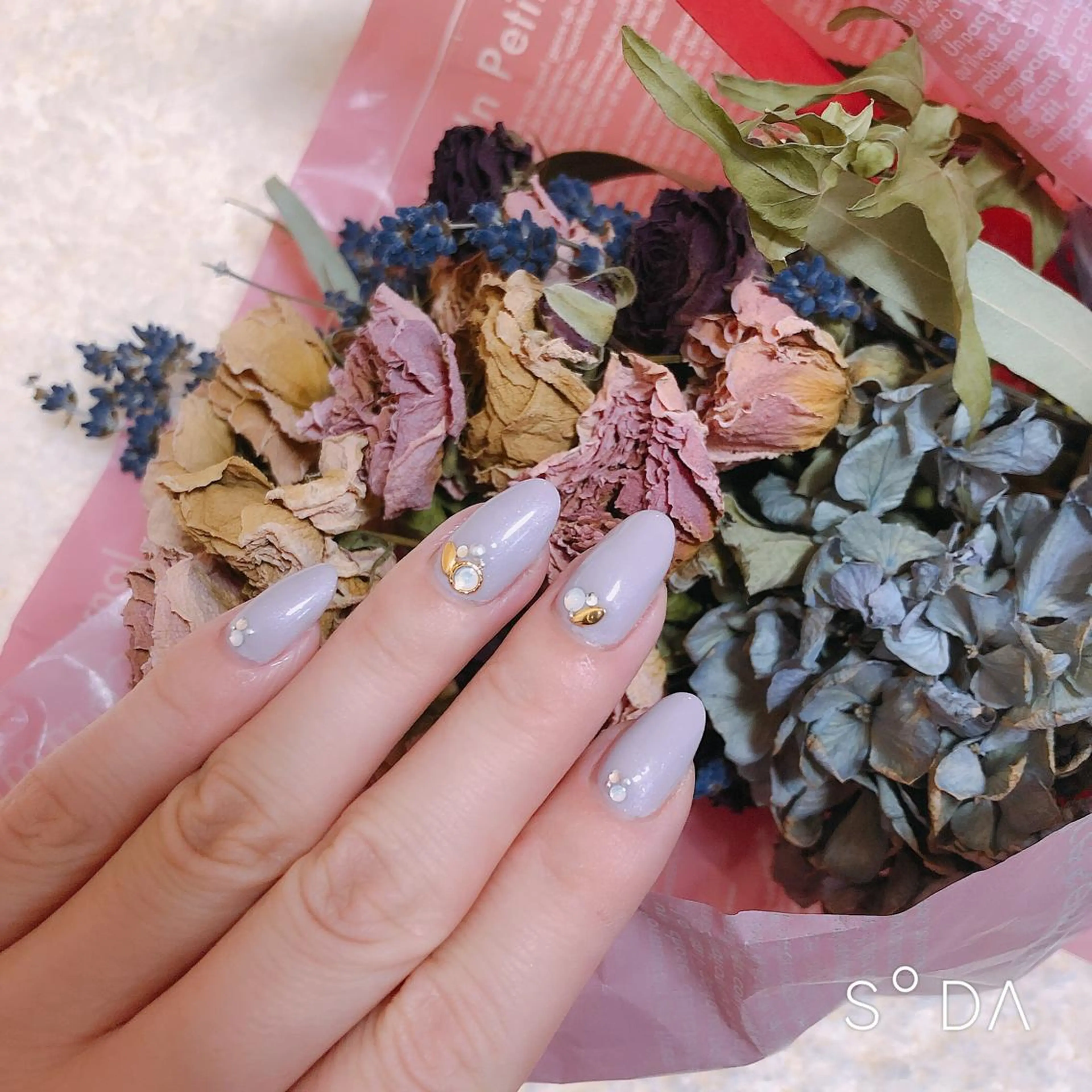 ネイル パープル EARTH nanaのネイルデザイン