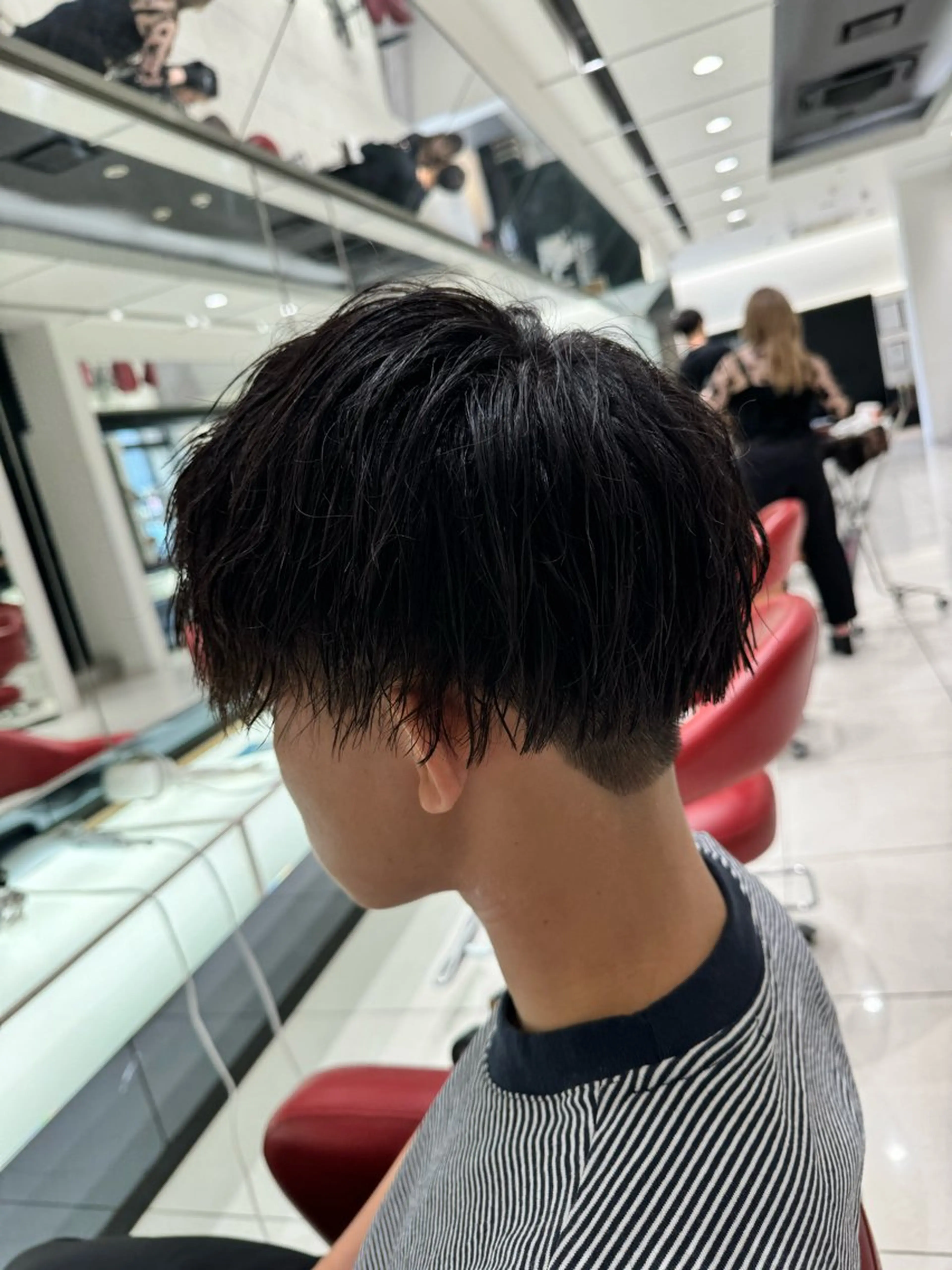 ミディアム ミディアムパーマ カット パーマ トリートメント メンズ/メンズパーマ 服部太地のヘアスタイル