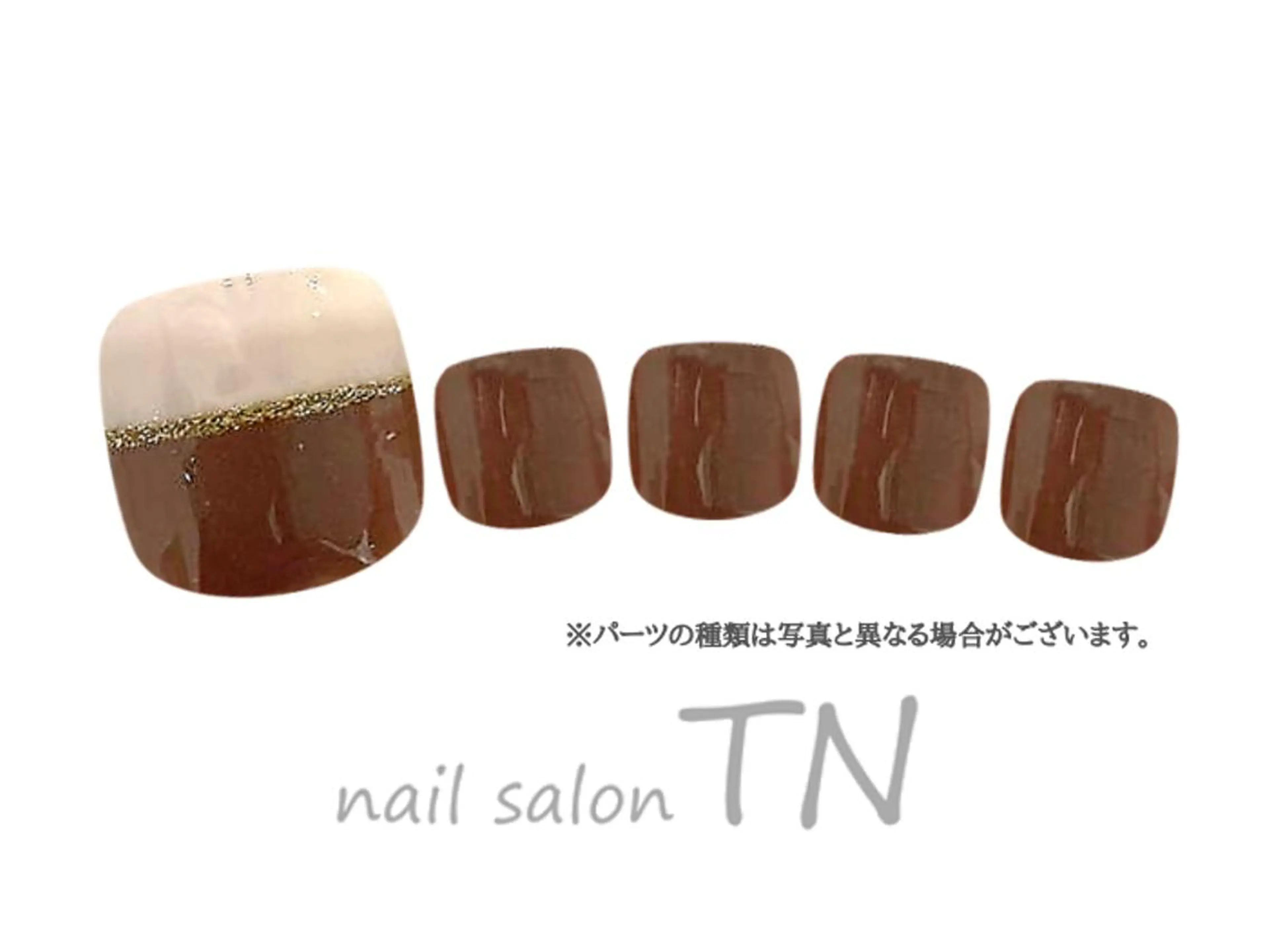 ネイル フットネイル 中島 実穂のネイルデザイン