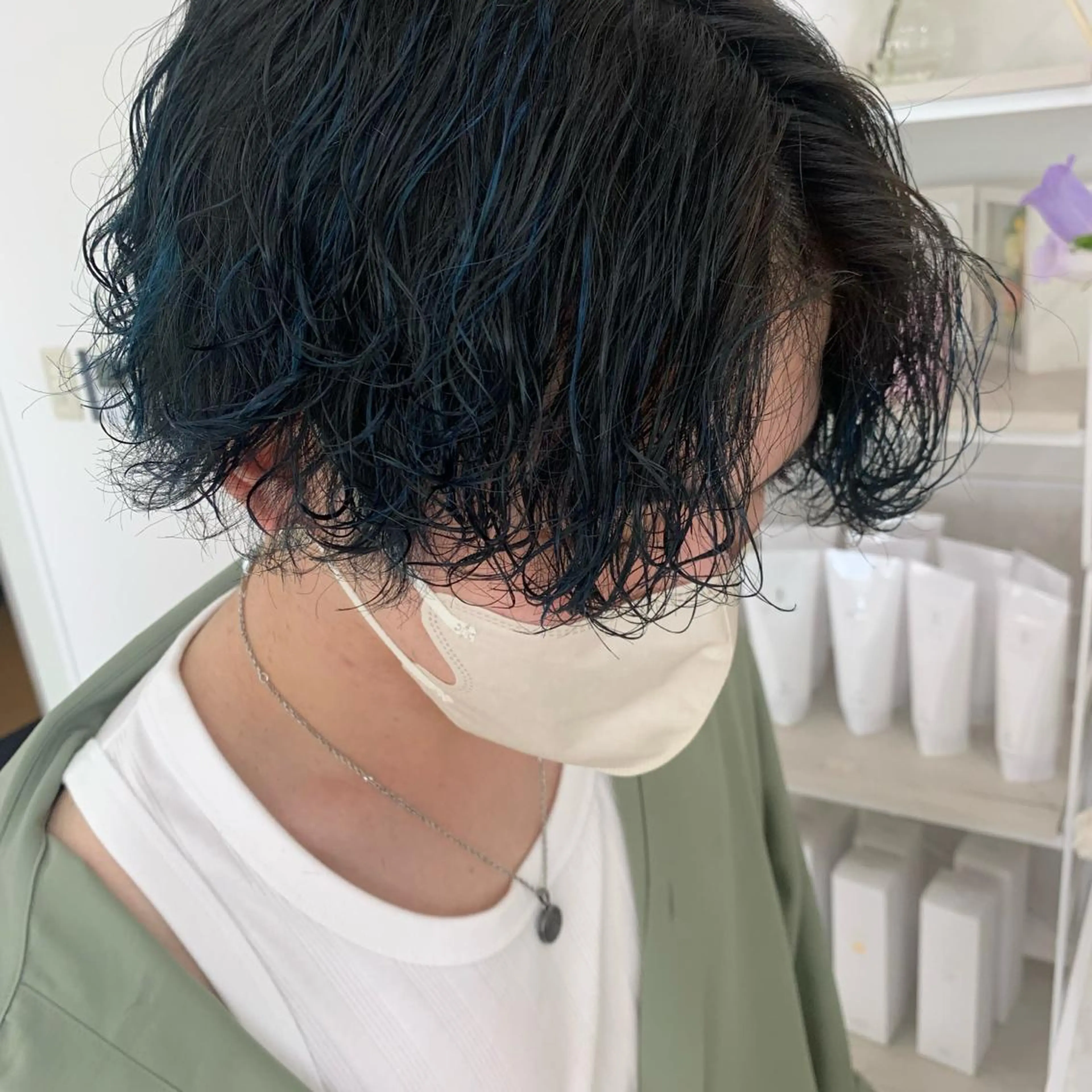 カラー メンズ ツヤカラー🤍 ARISAのヘアスタイル