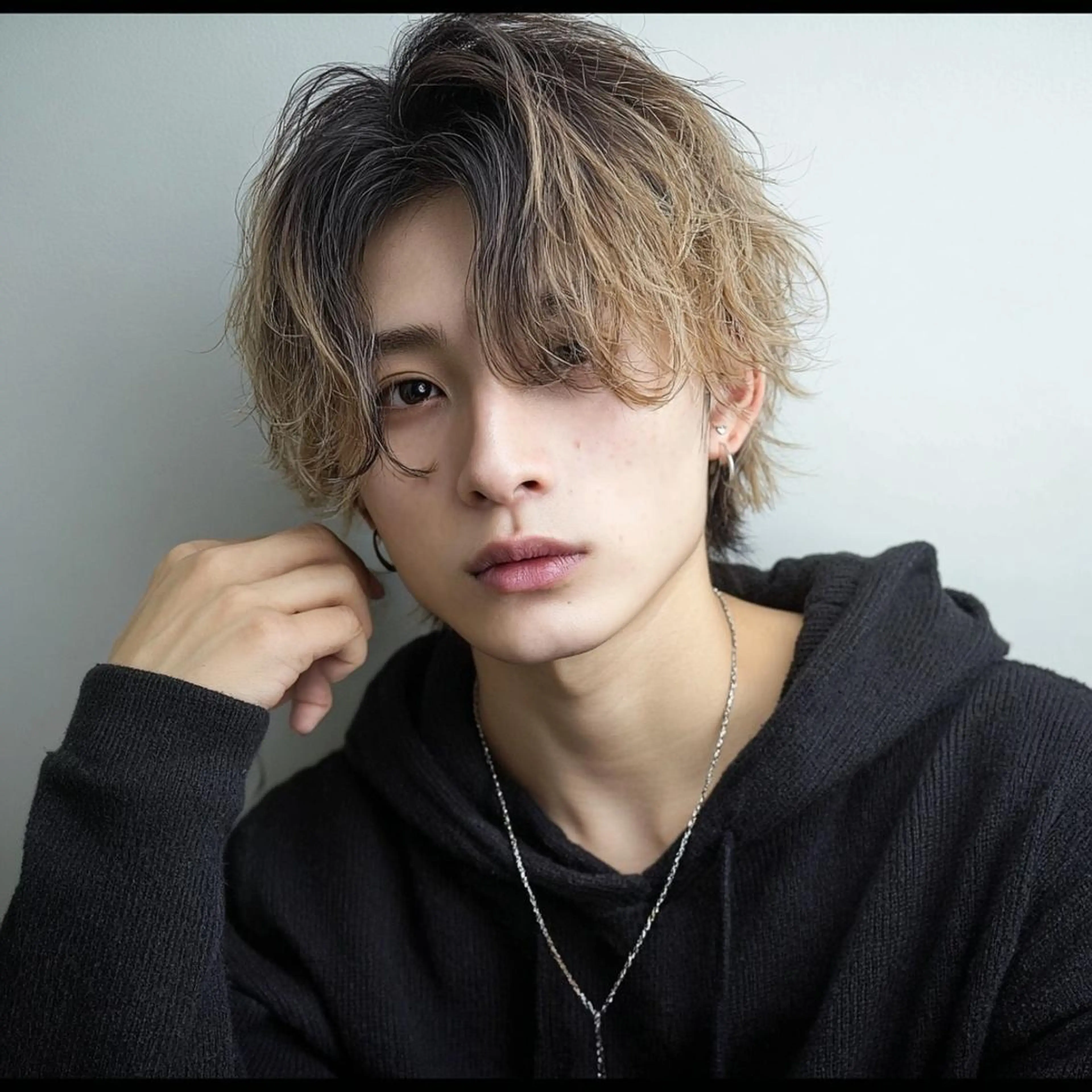 メンズ 柏/シャドウパーマ/ ナチュラル/颯寿のヘアスタイル