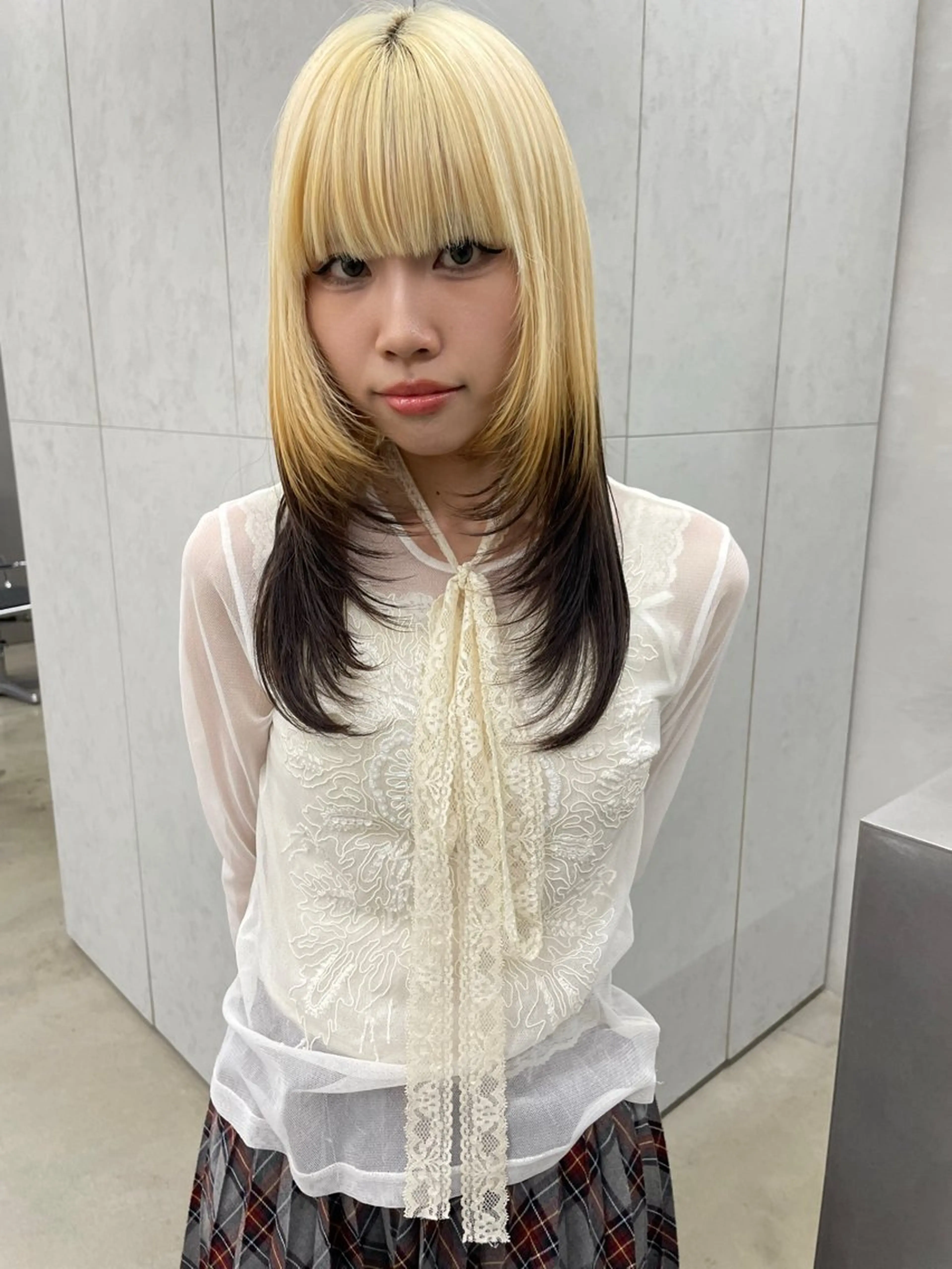 ロング カット ヘアカラー Authen. soraのヘアスタイル