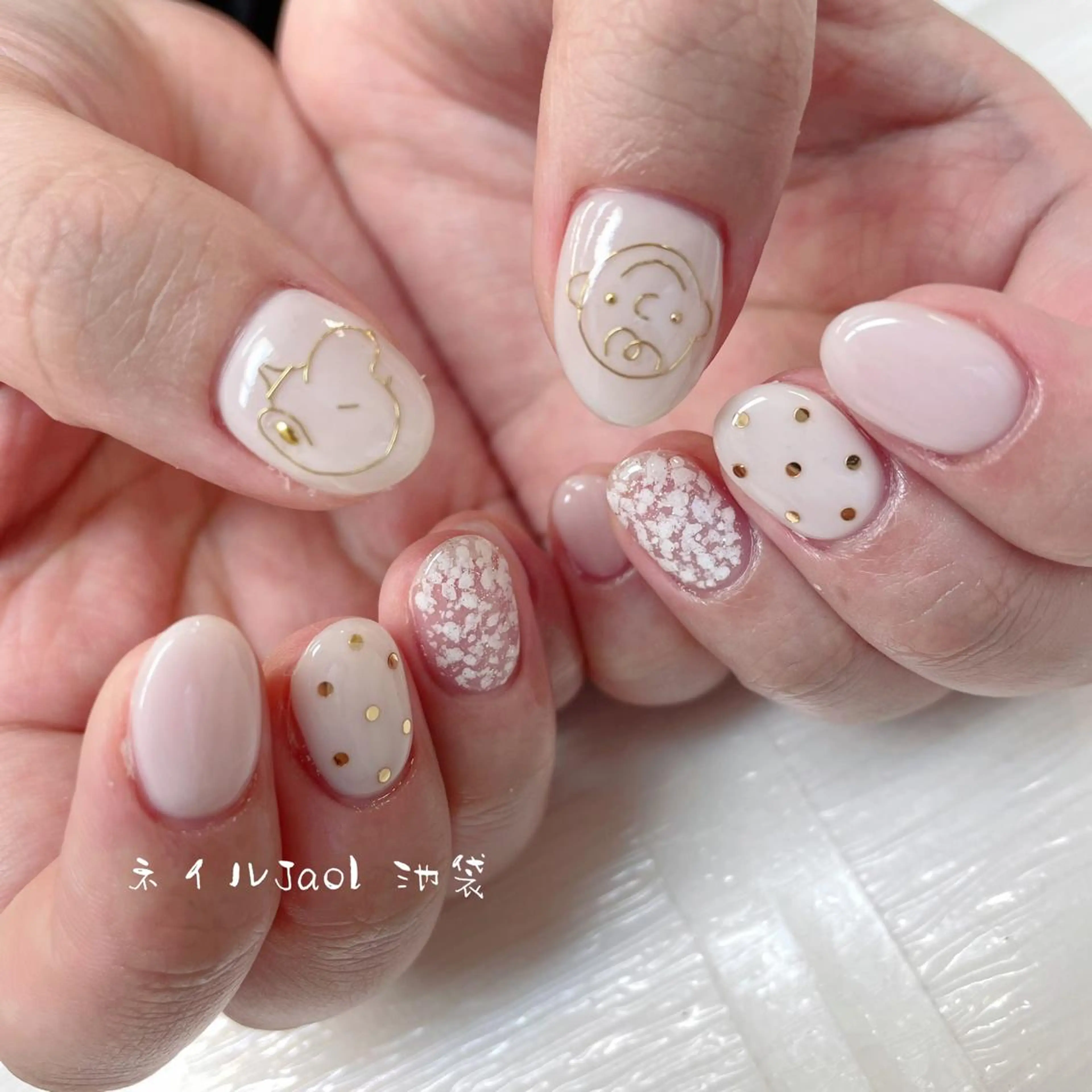 ミディアム nail jaol池袋店所属・ネイルJaol 池袋のネイルデザイン